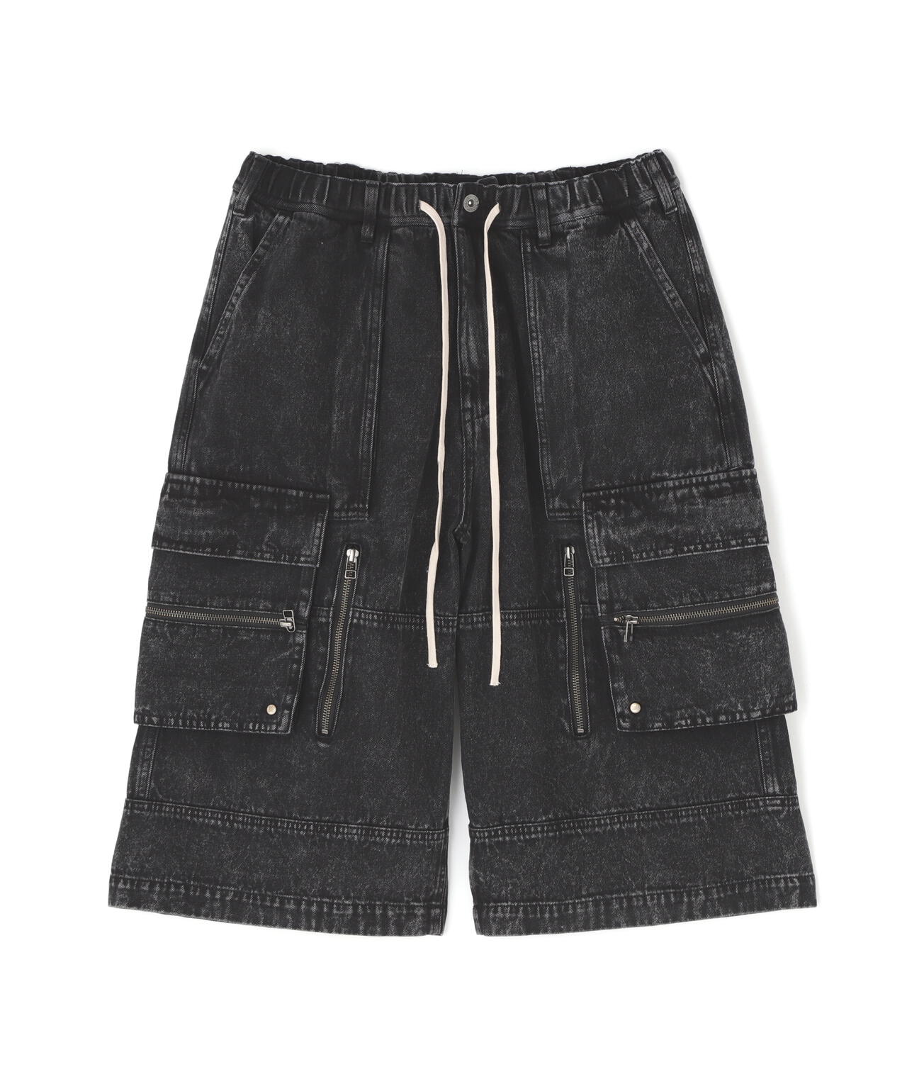 DankeSchon/ダンケシェーン/CHEMIBLEACH DENIM CARGO SHORTS