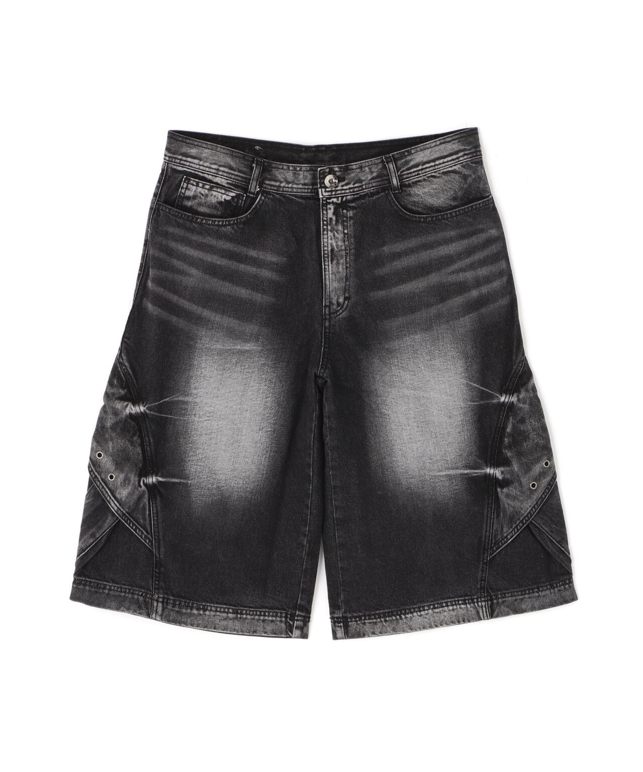 BLR/ビーエルアール/C CARGO BERMUDA W DENIM PANTS