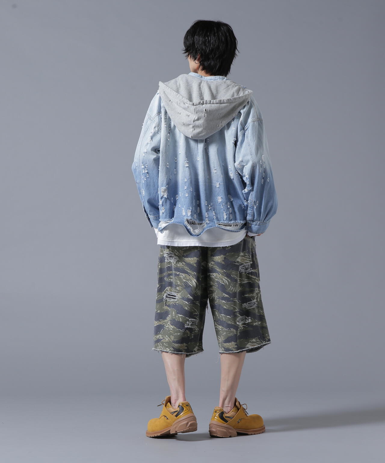 DankeSchon/ダンケシェーン/SHOTGUNDENIM HOOD SHIRTS