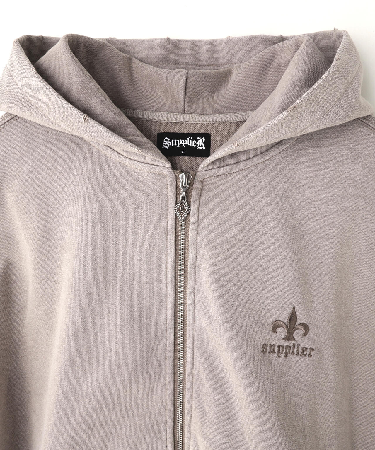 SUPPLIER/サプライヤー/FLEUR SWITCHING ZIP HOODIE