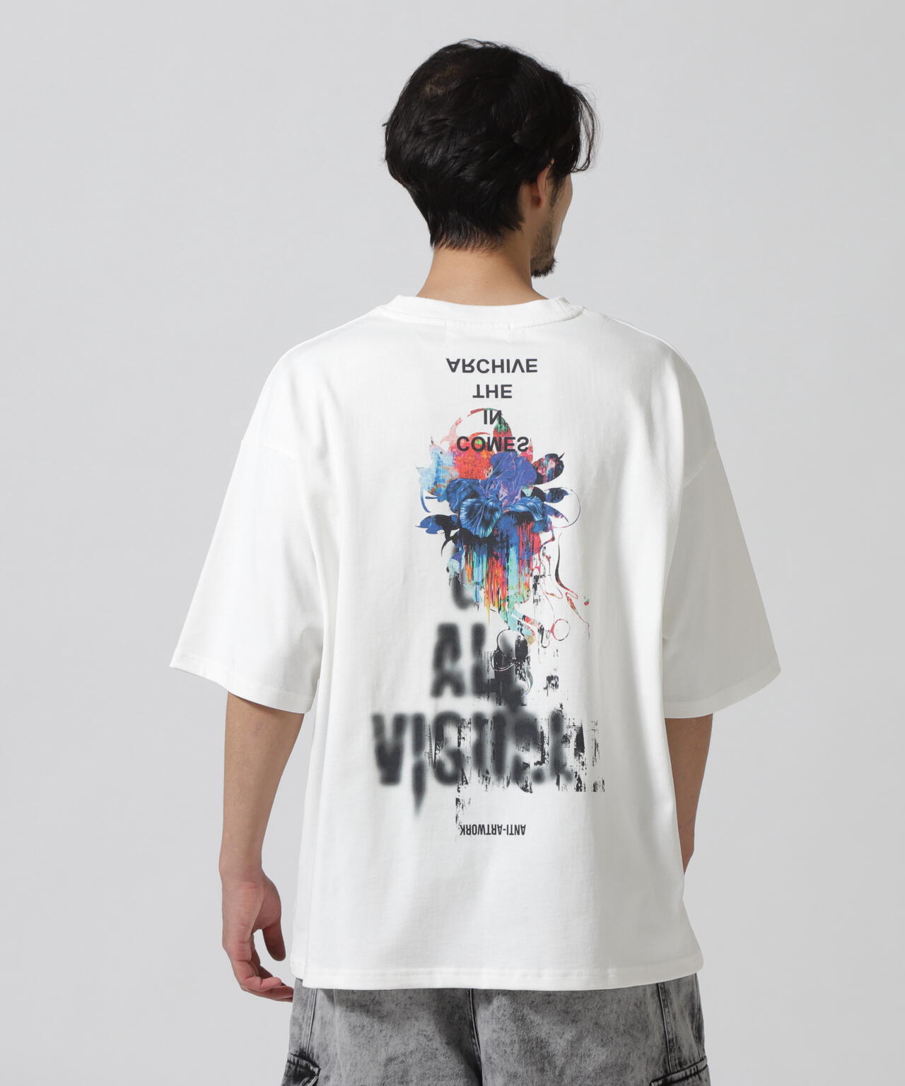 A4A/エーフォーエー/ S/S TEE FLOWER