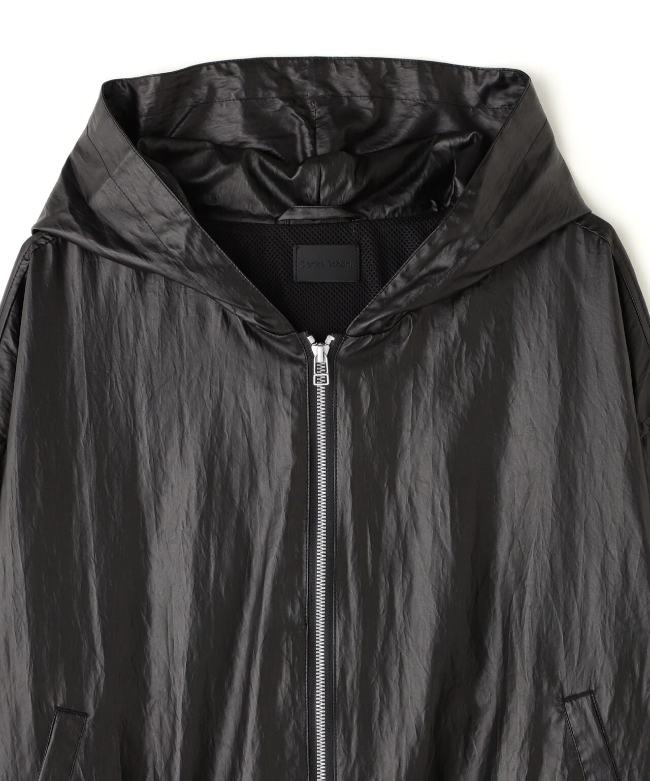 DankeSchon/ダンケシェーン/COATING TENCEL ZIP HOODIE