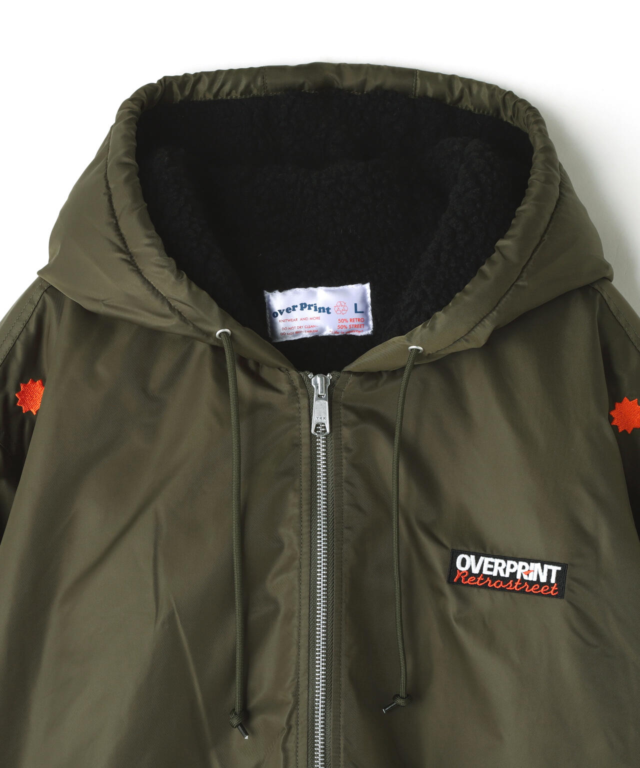 overprint/オーバープリント/HOODIE JACKET