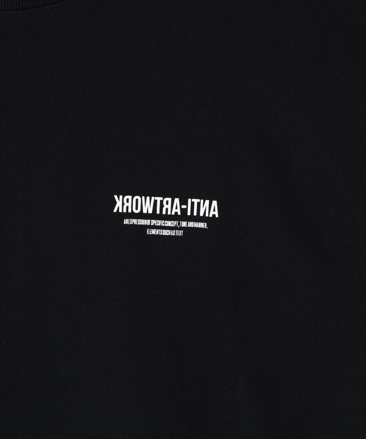 A4A/エーフォーエー/BLACK S/S TEE MOUTH