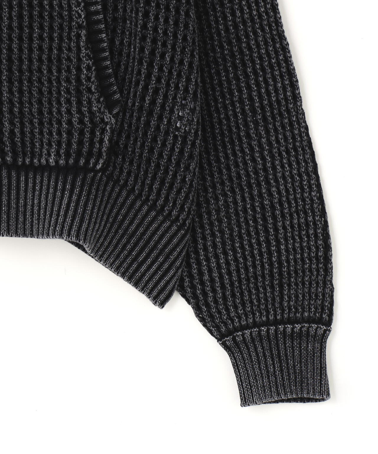 【WEB&DEPOT限定】DankeSchon/ダンケシェーン/CHEMICAL MESH KNIT ZIP HOODIE