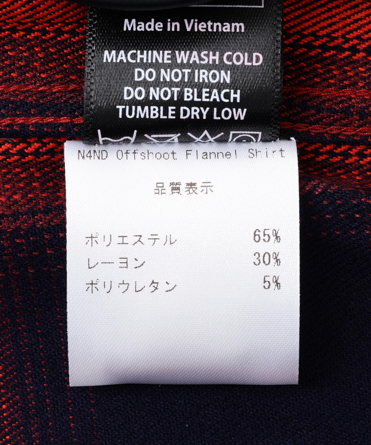 NOT4NERD/ノットフォーナード/N4ND OFFSHOOT FLANNEL SHIRT