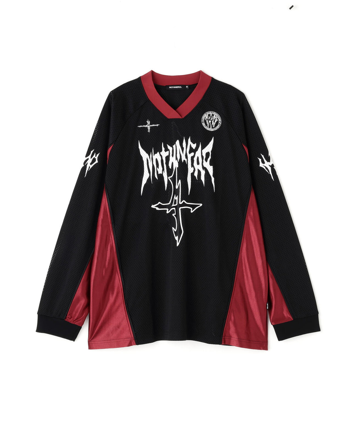 NOT4NERD/ノットフォーナード/BONE LOGO MESH LONG SLEEVE