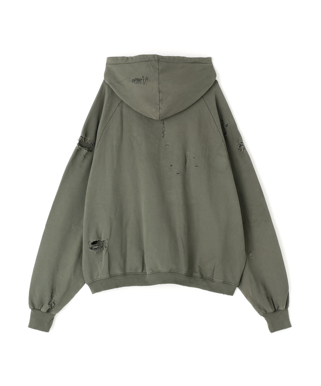 NOT4NERD/ノットフォーナード/DESTROYED PIGMENT GOAT PULLOVER HOODIE