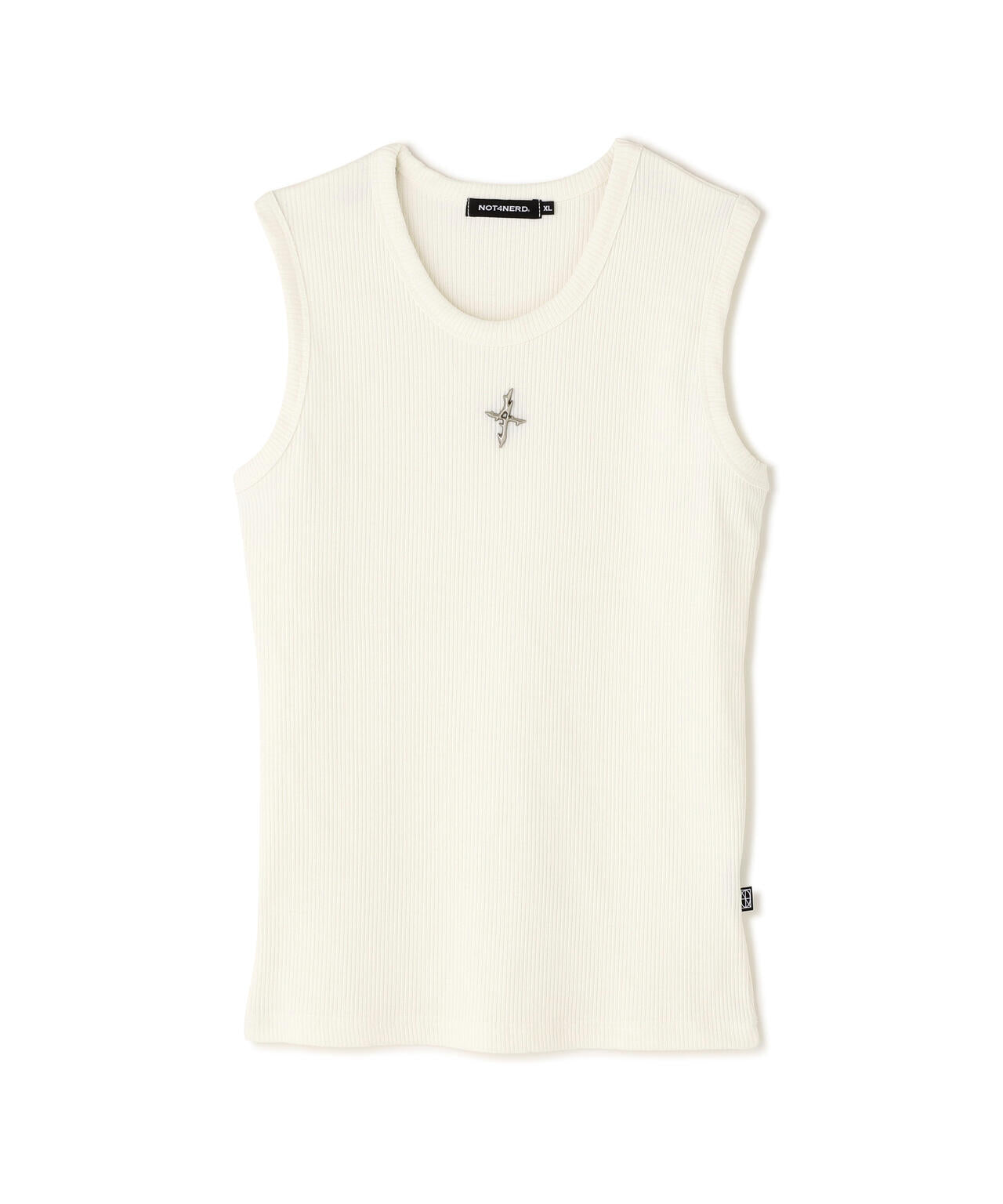 NOT4NERD/ノットフォーナード/4 SYMBOL RIBBED SLEEVELESS