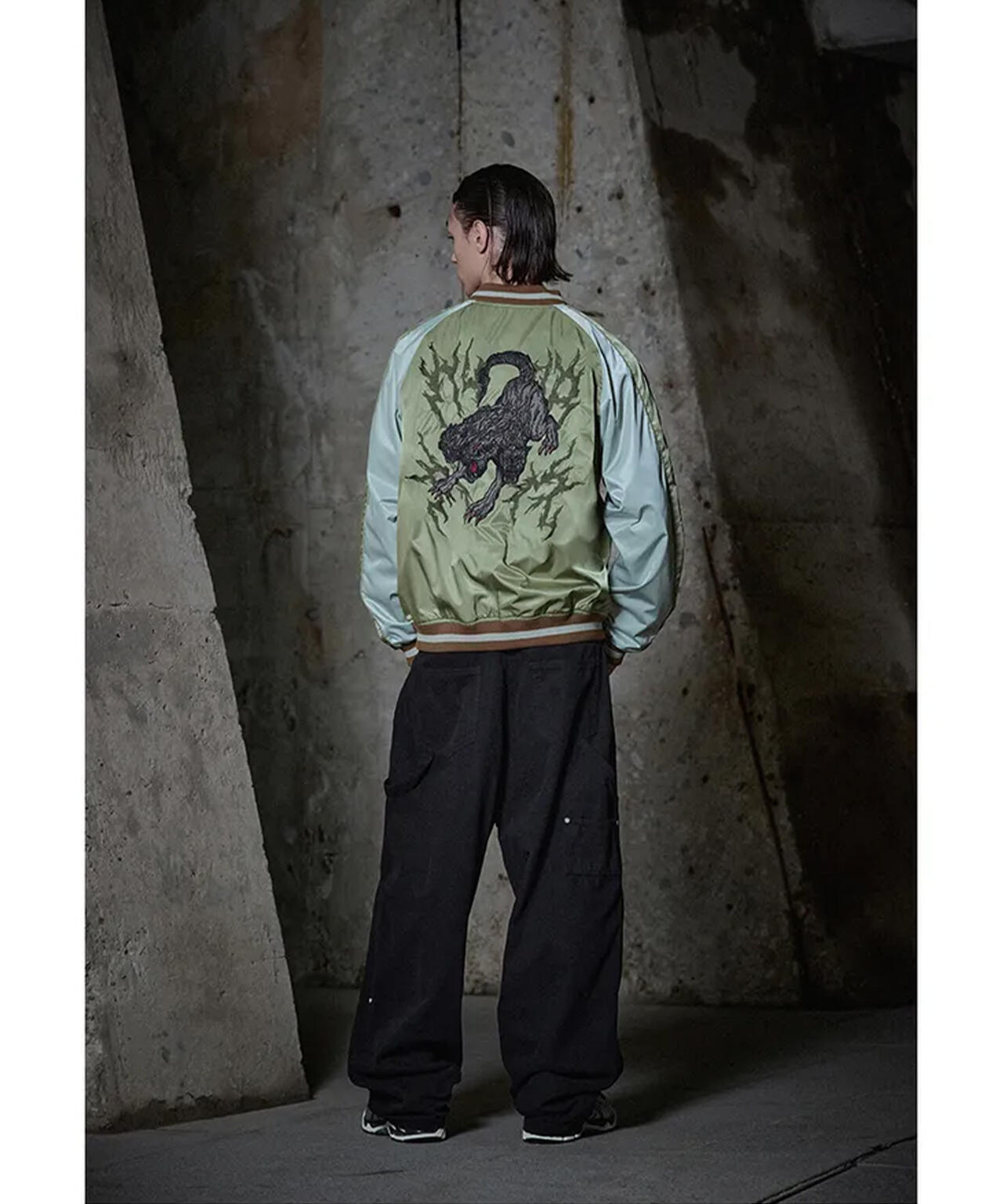NOT4NERD/ノットフォーナード/CERBERUS SATIN SOUVENIR JACKET