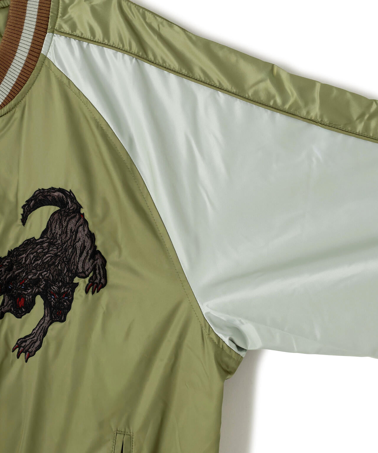NOT4NERD/ノットフォーナード/CERBERUS SATIN SOUVENIR JACKET
