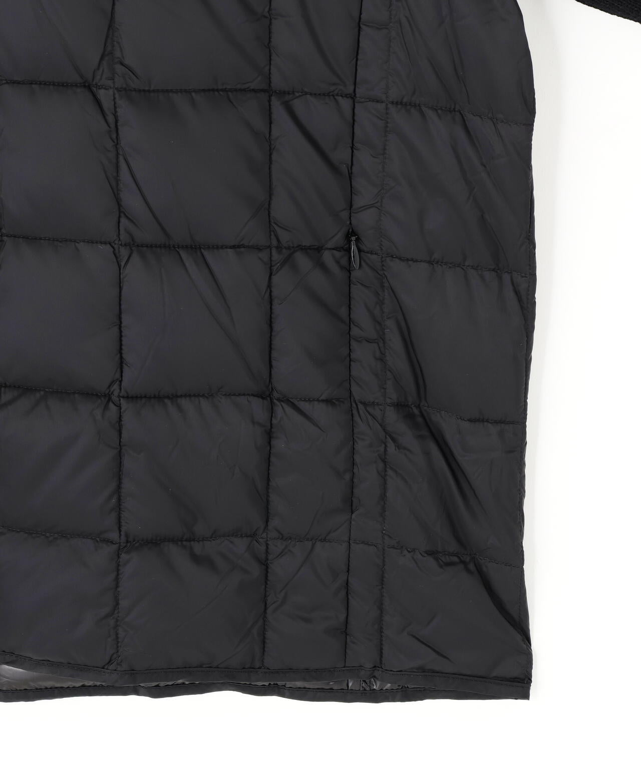 TAION/タイオン/HI NECK DOWN JACKET+SLEEVE KNIT【MEN】