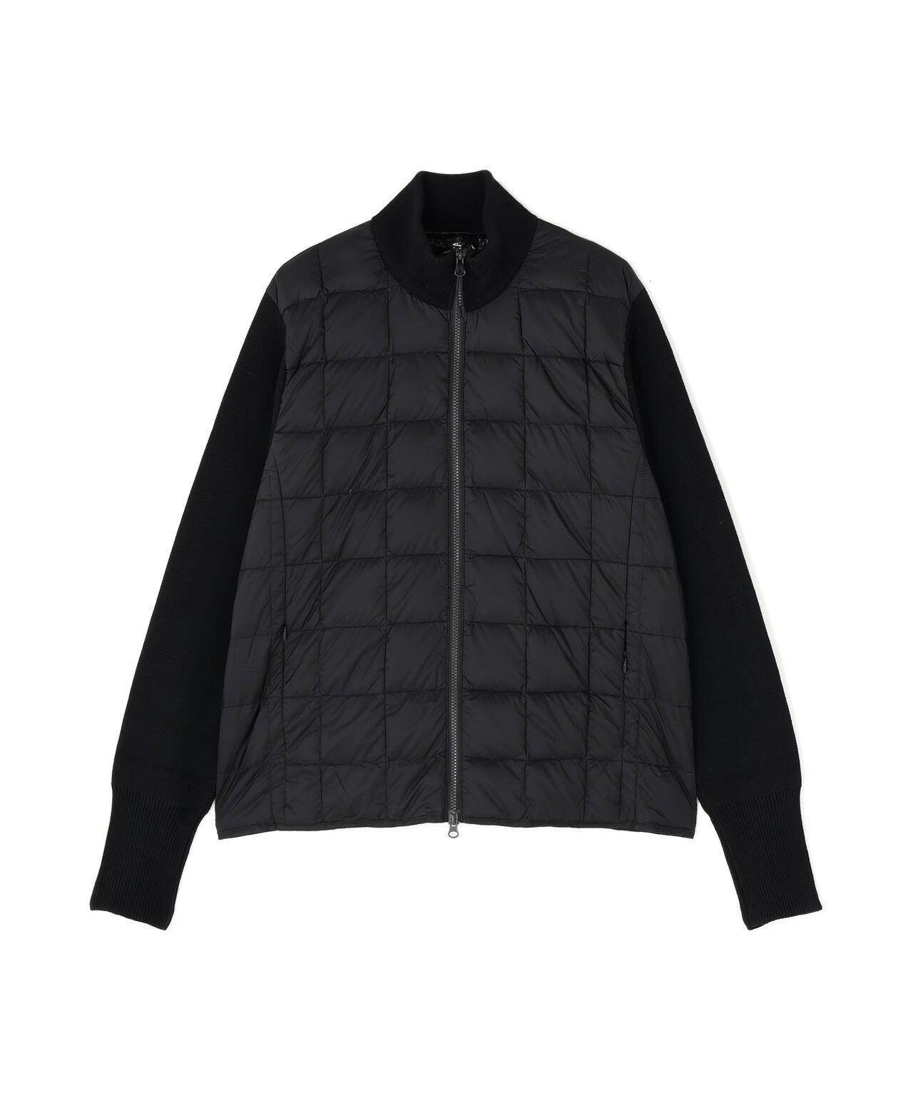 TAION/タイオン/HI NECK DOWN JACKET+SLEEVE KNIT【MEN】