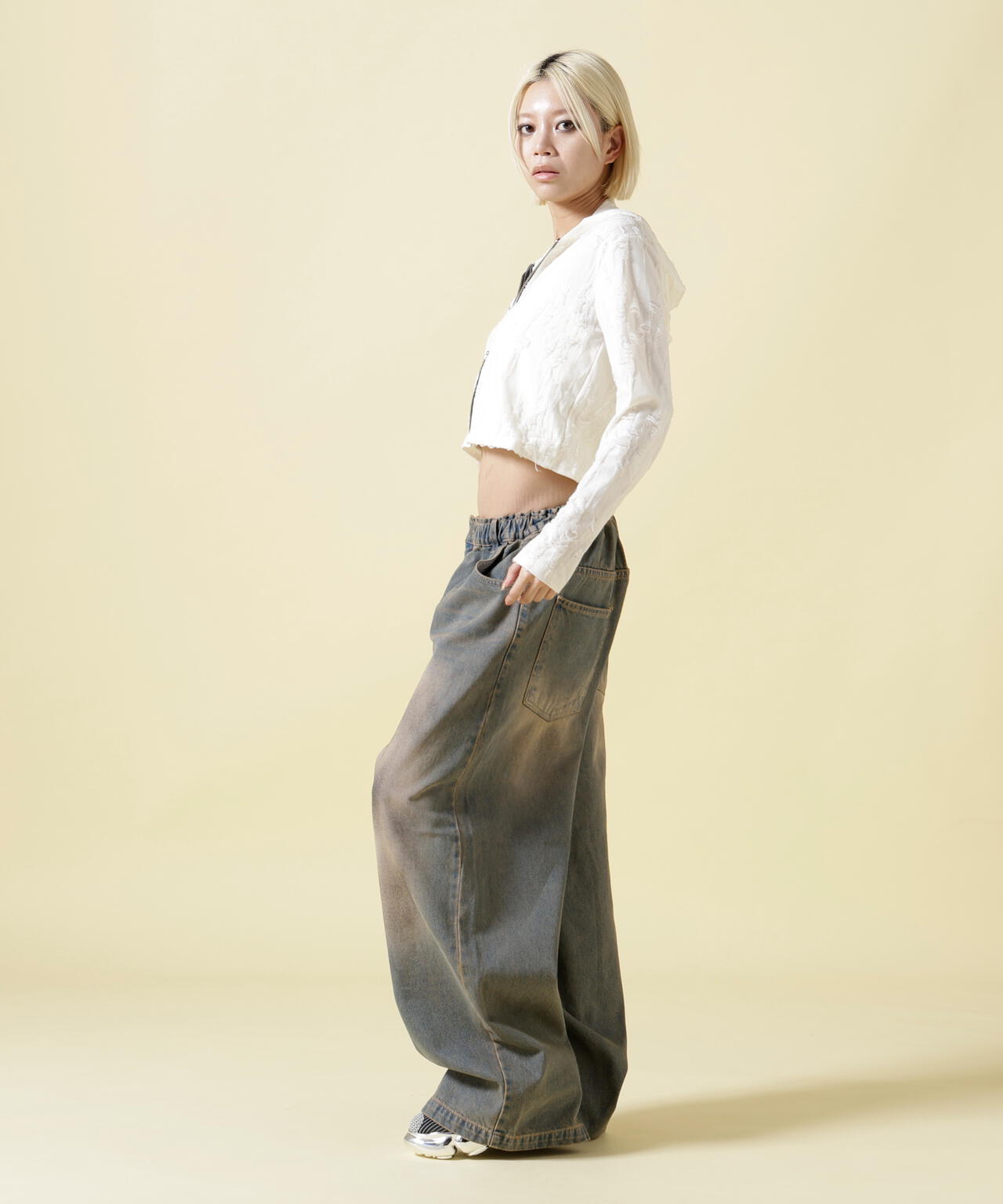 SIS/エスアイエス/Dirty Denim Pants