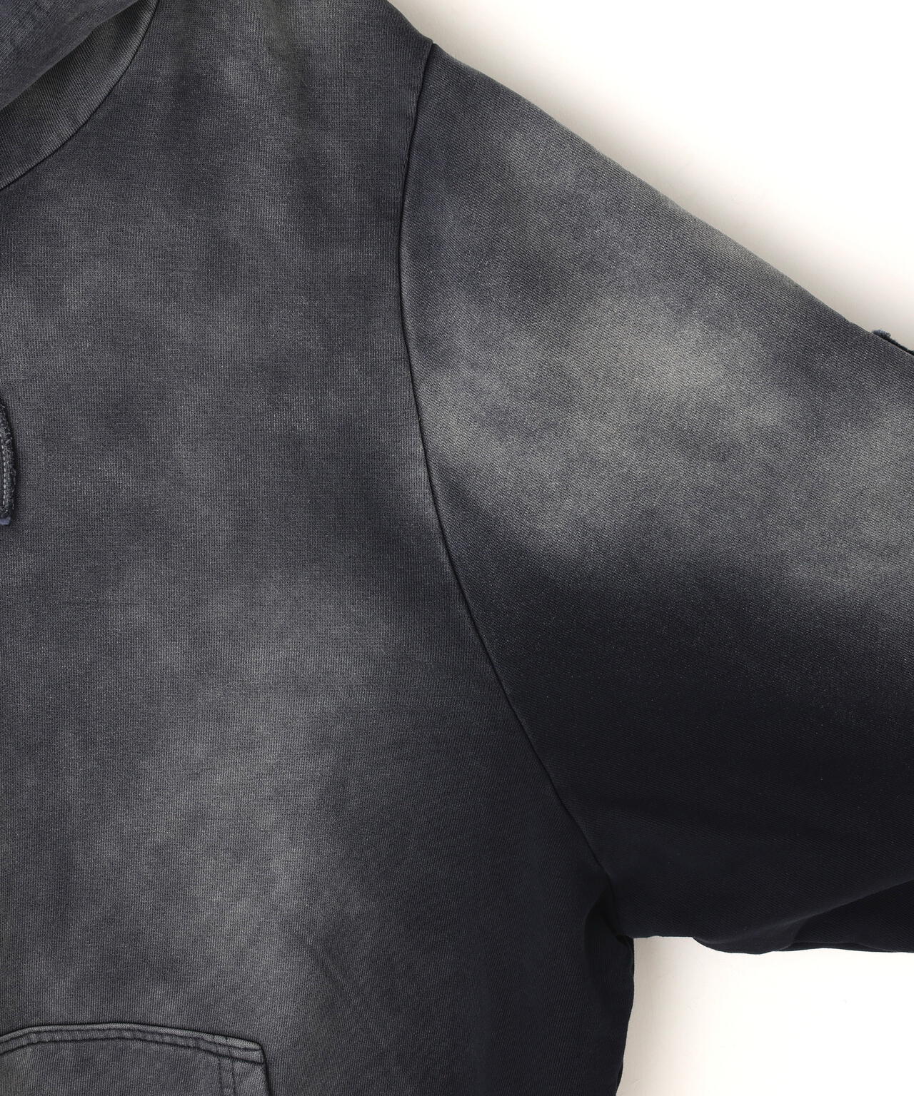 DankeSchon/ダンケシェーン/SPRAY PIGMENT SWEAT HOODIE IRON