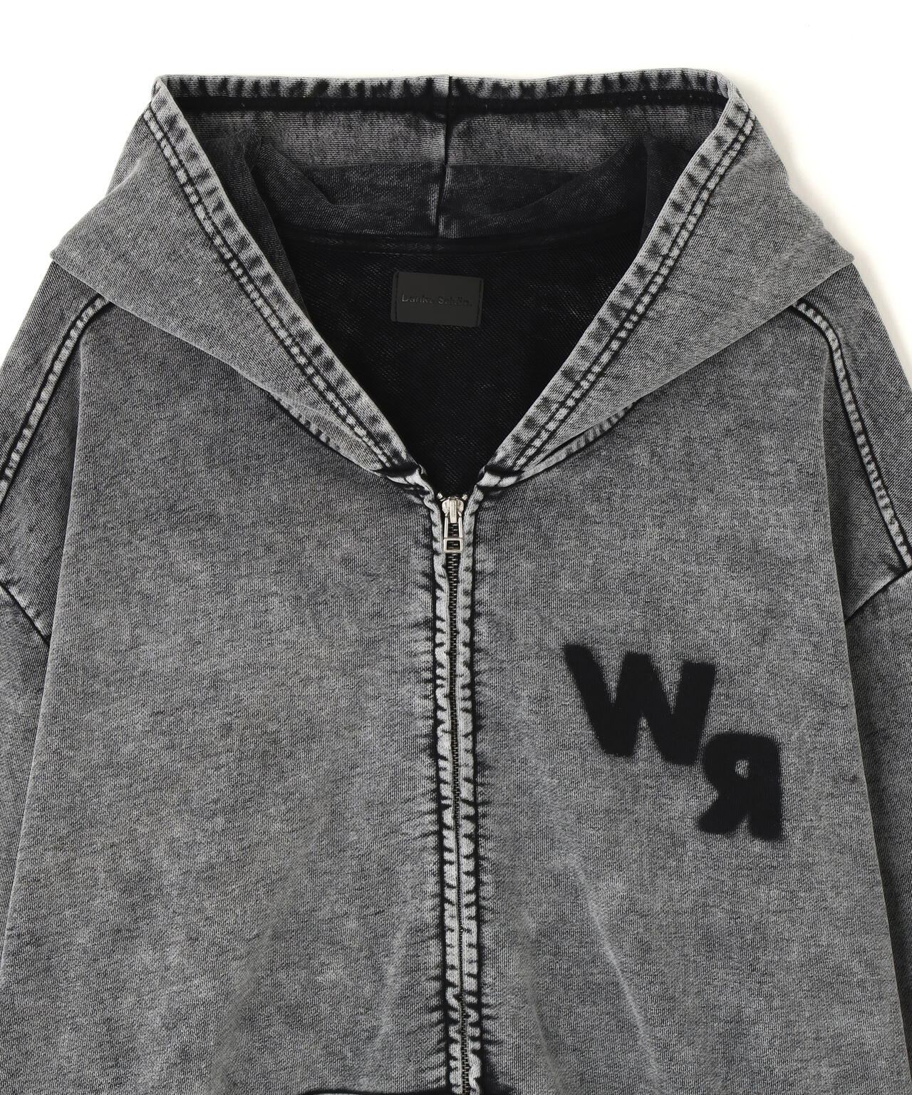 DankeSchon/ダンケシェーン/CHEMICAL SWEAT ZIP HOODIE