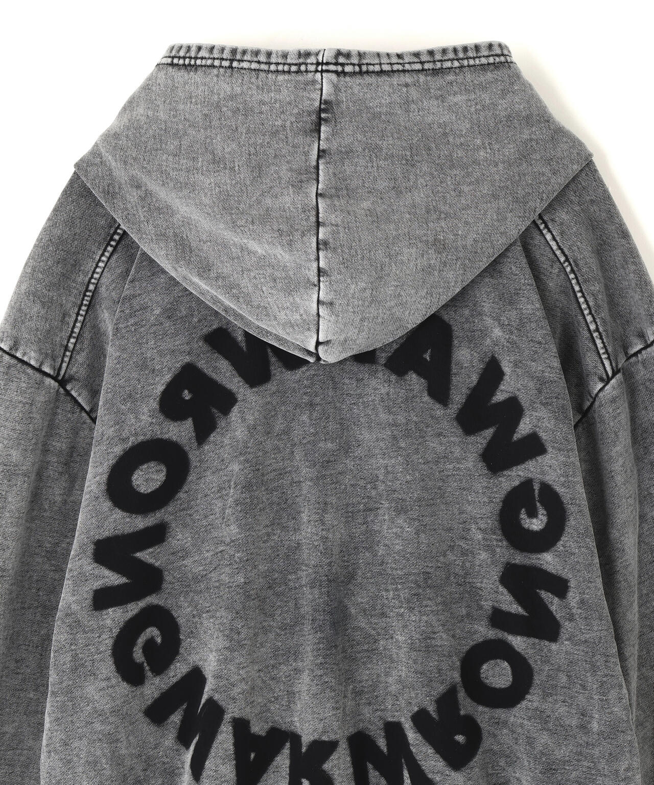 DankeSchon/ダンケシェーン/CHEMICAL SWEAT ZIP HOODIE