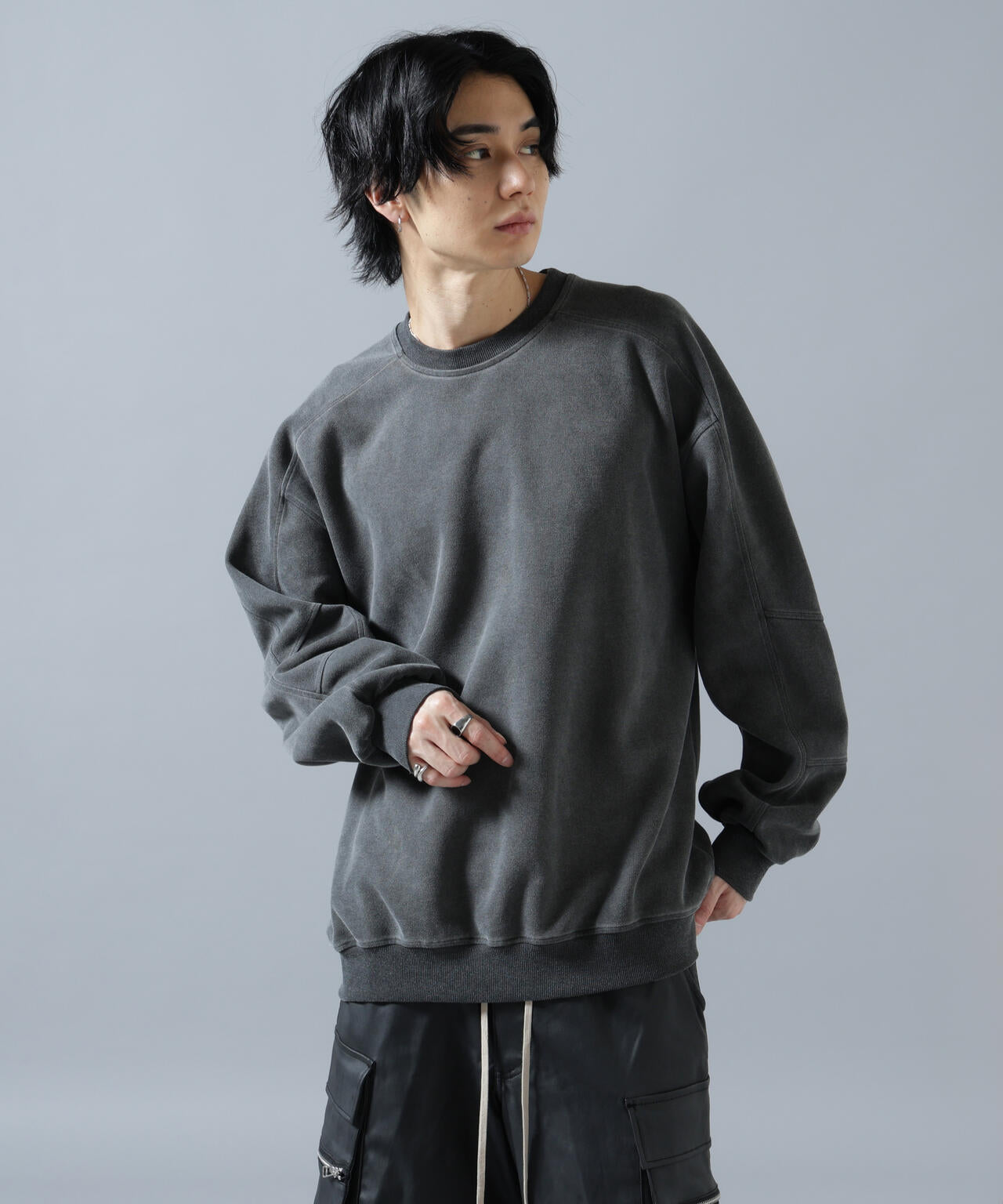 【WEB&DEPOT限定】DankeSchon/ダンケシェーン/CHEMICAL CREWNECK