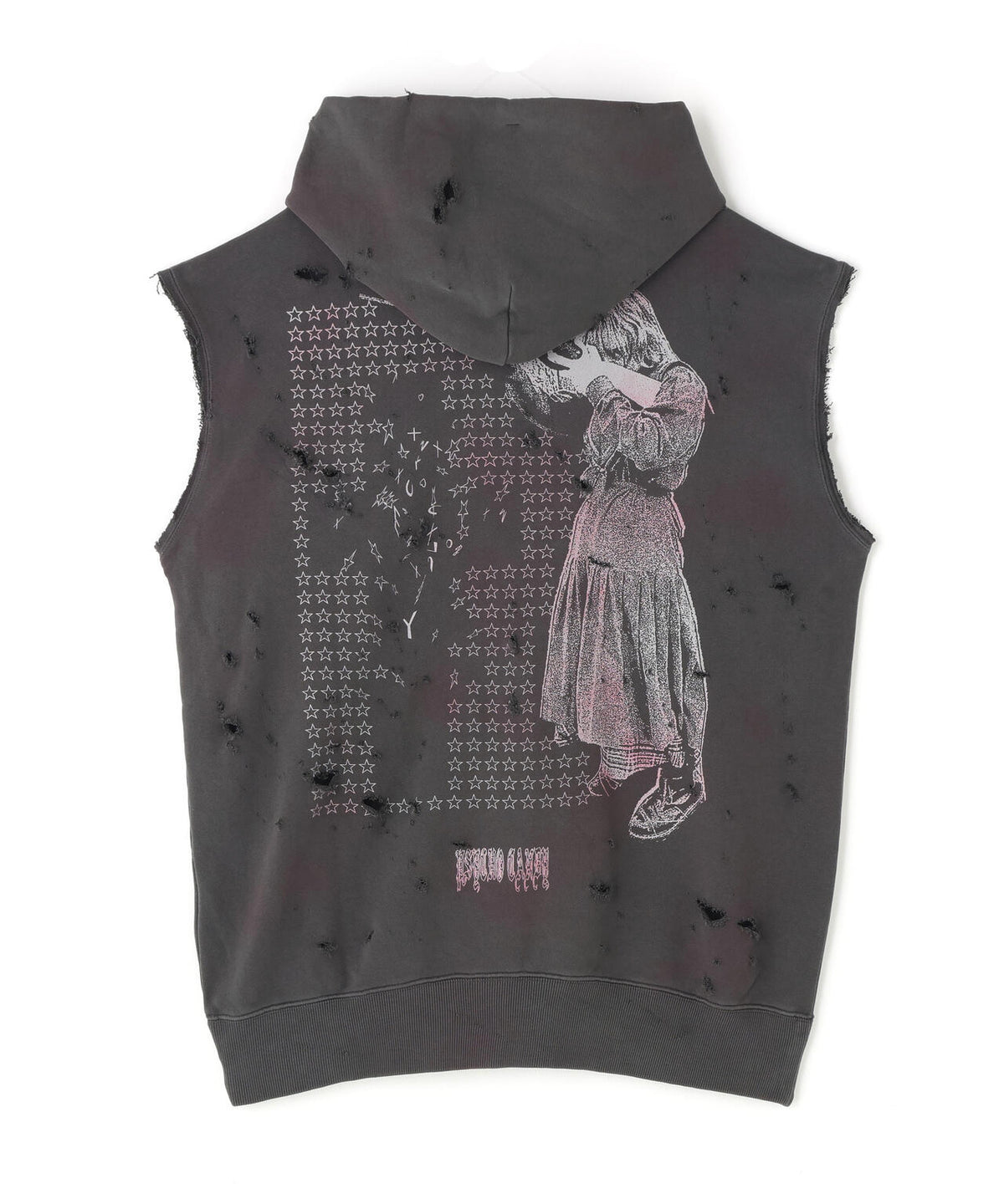 emary/エメリー/Psyco Candy Nosleeve Hoodie
