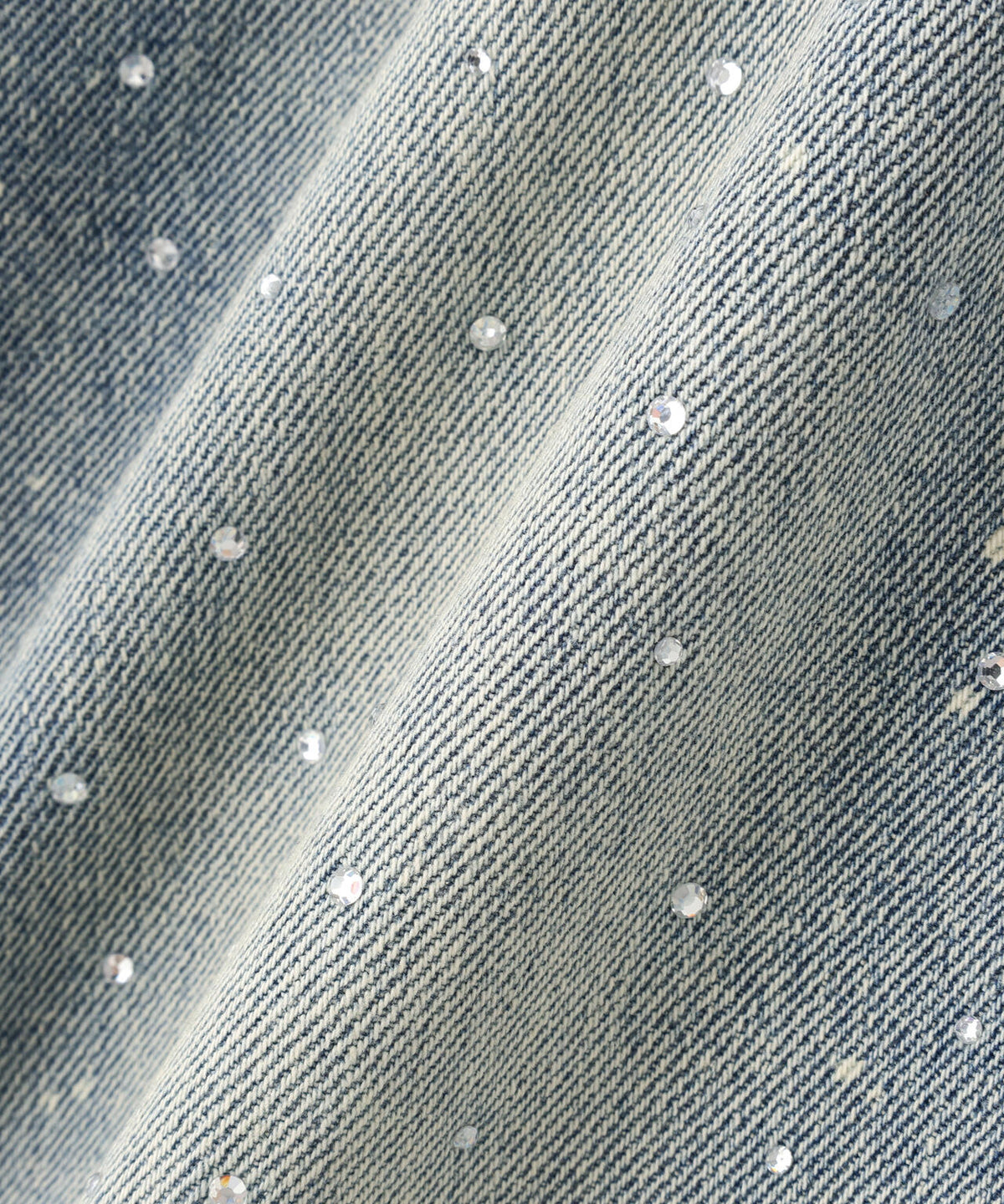 【WEB&DEPOT限定】DankeSchon/ダンケシェーン/RHINESTONE DENIM