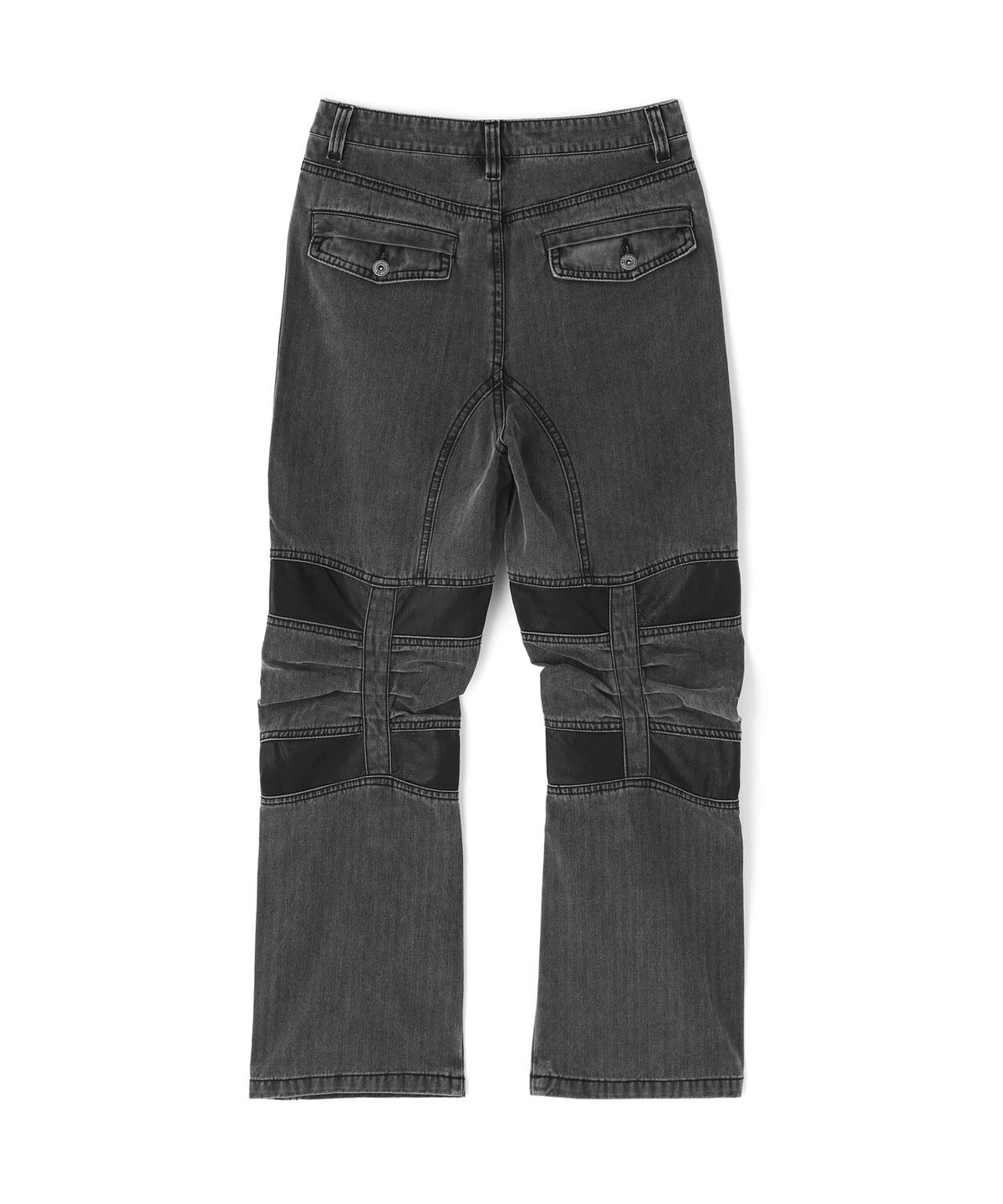 DND4DES/ディーエヌディーフォーデス/Washed Paneled Strap-Tacked Jeans