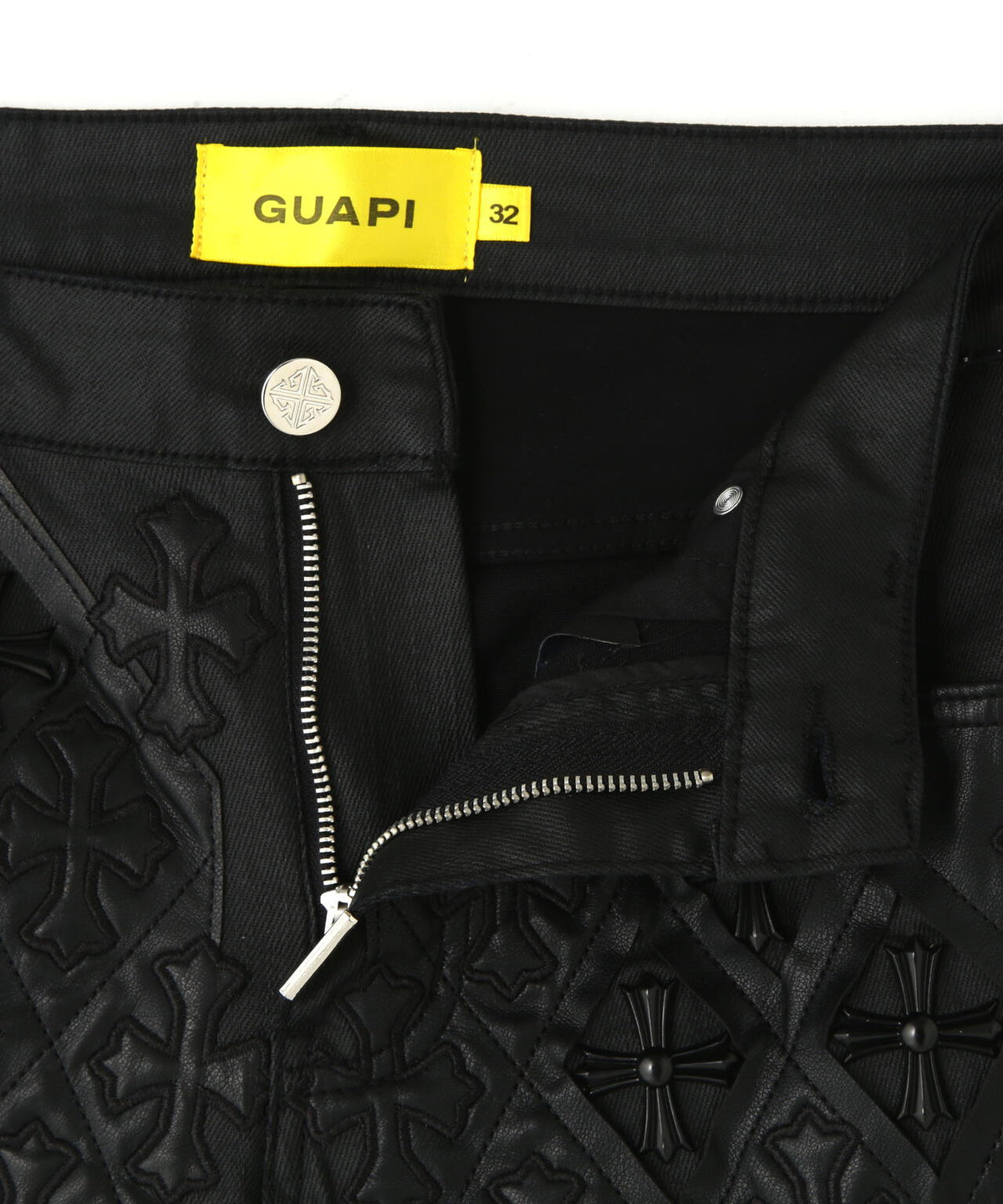 GUAPI/グアピ/All Black Relic Waxed Denim