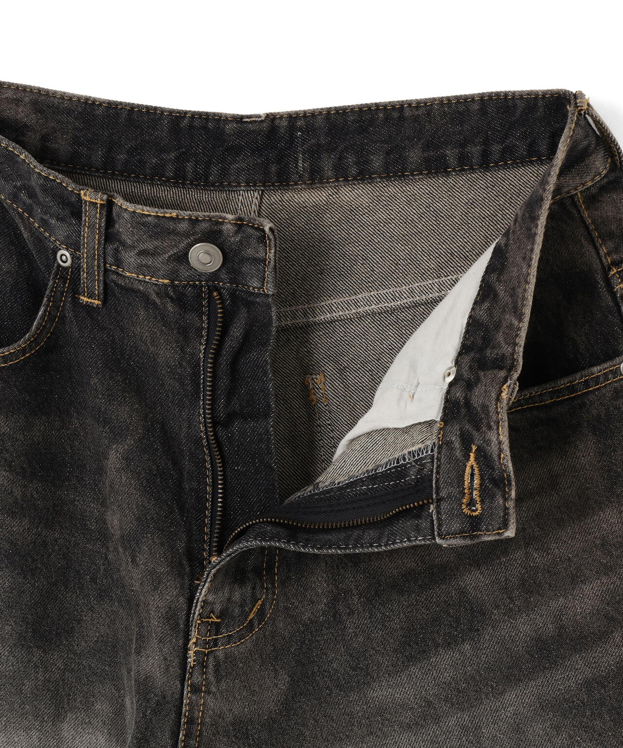 SIS/エスアイエス/Washed Wide Denim Pants