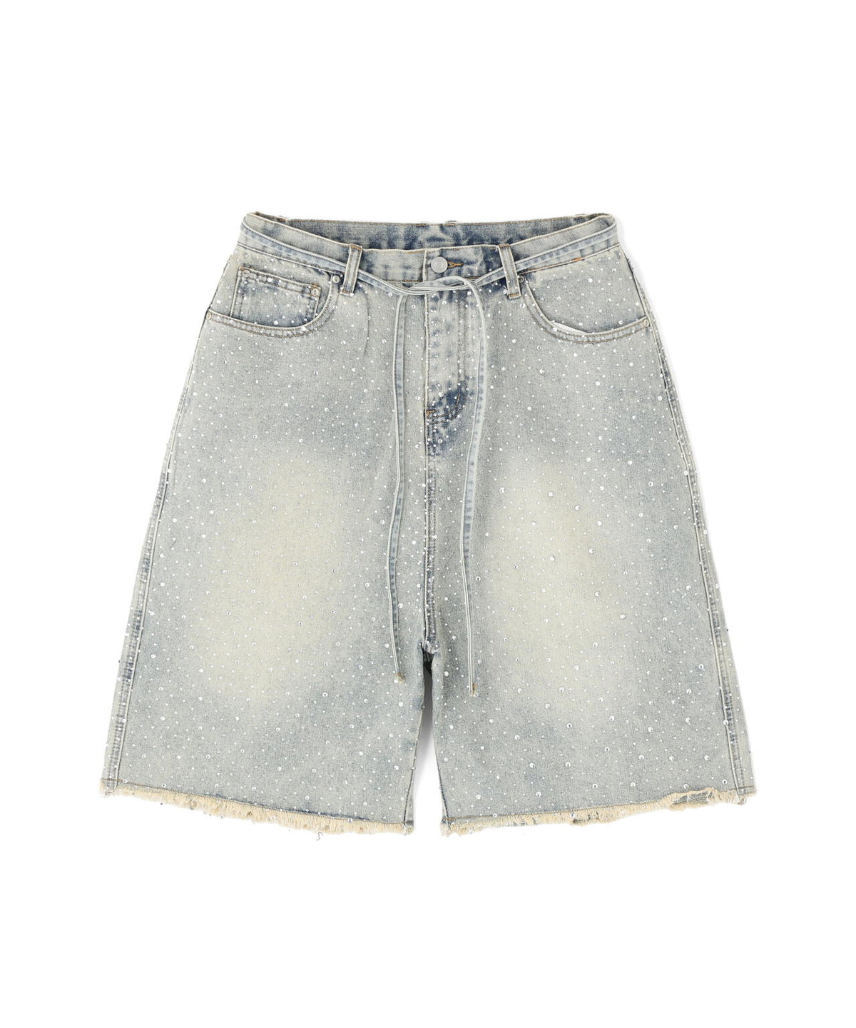 SIS/エスアイエス/RhineStone Short Denim Pants