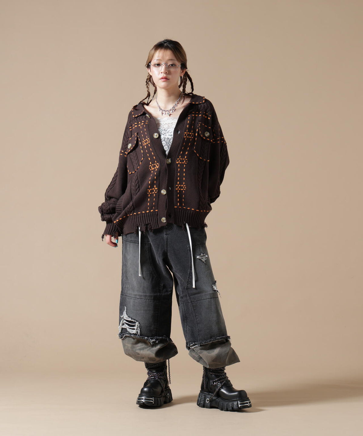 SIS/エスアイエス/Layered Camo Denim Pants