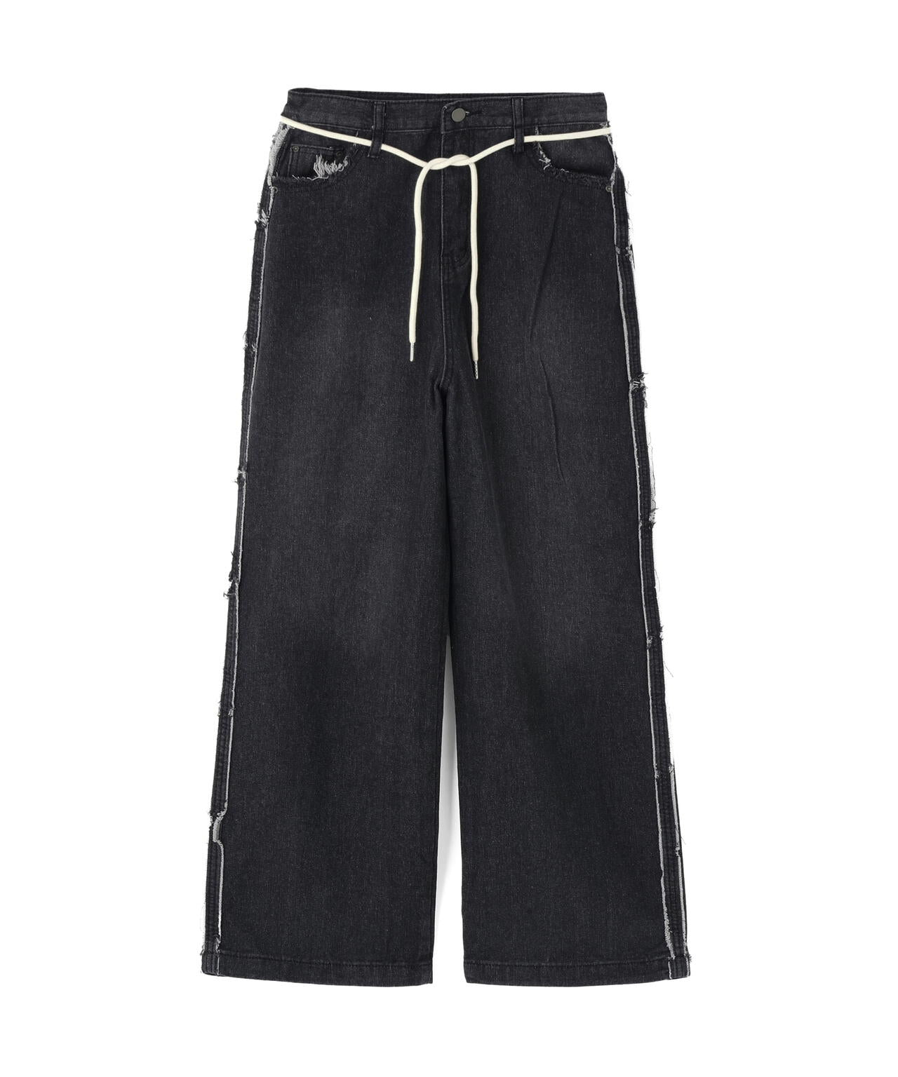 SIS/エスアイエス/Side Fringe Denim Pants