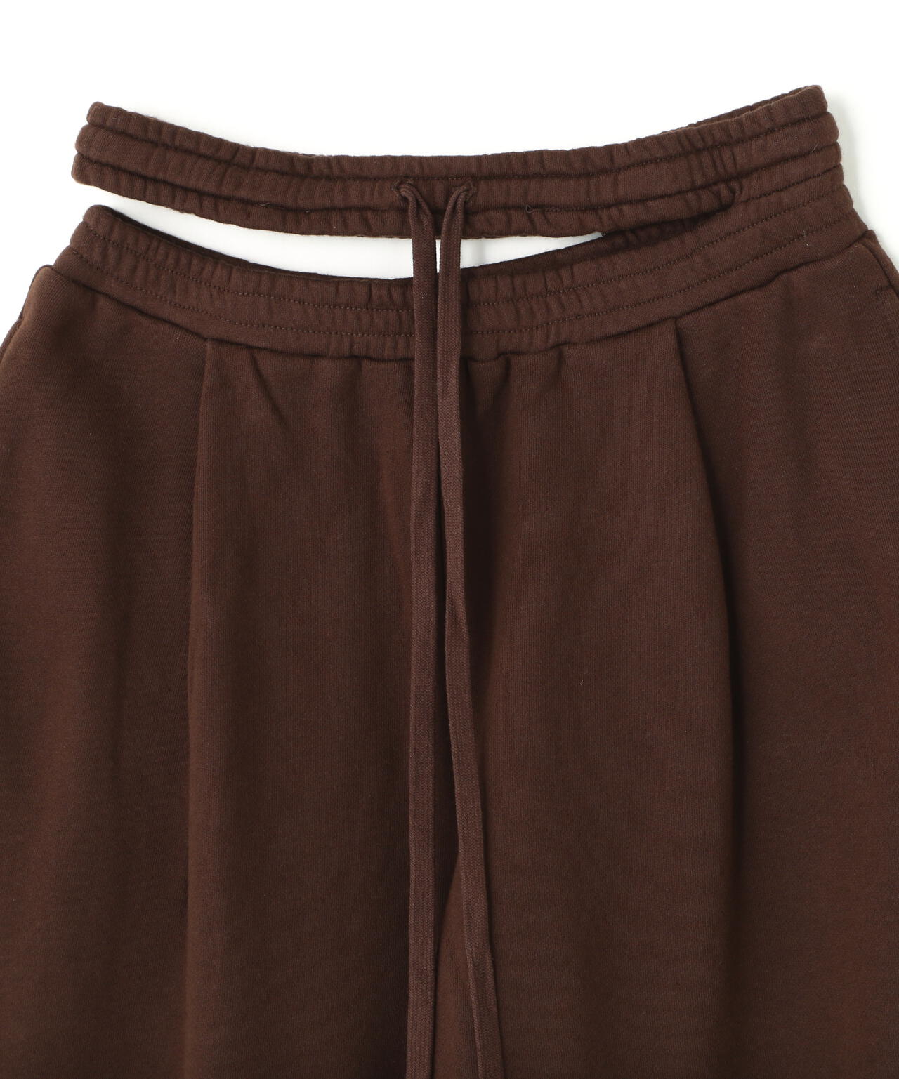CLANE/クラネ/SLASH WAIST SWEAT PANTS