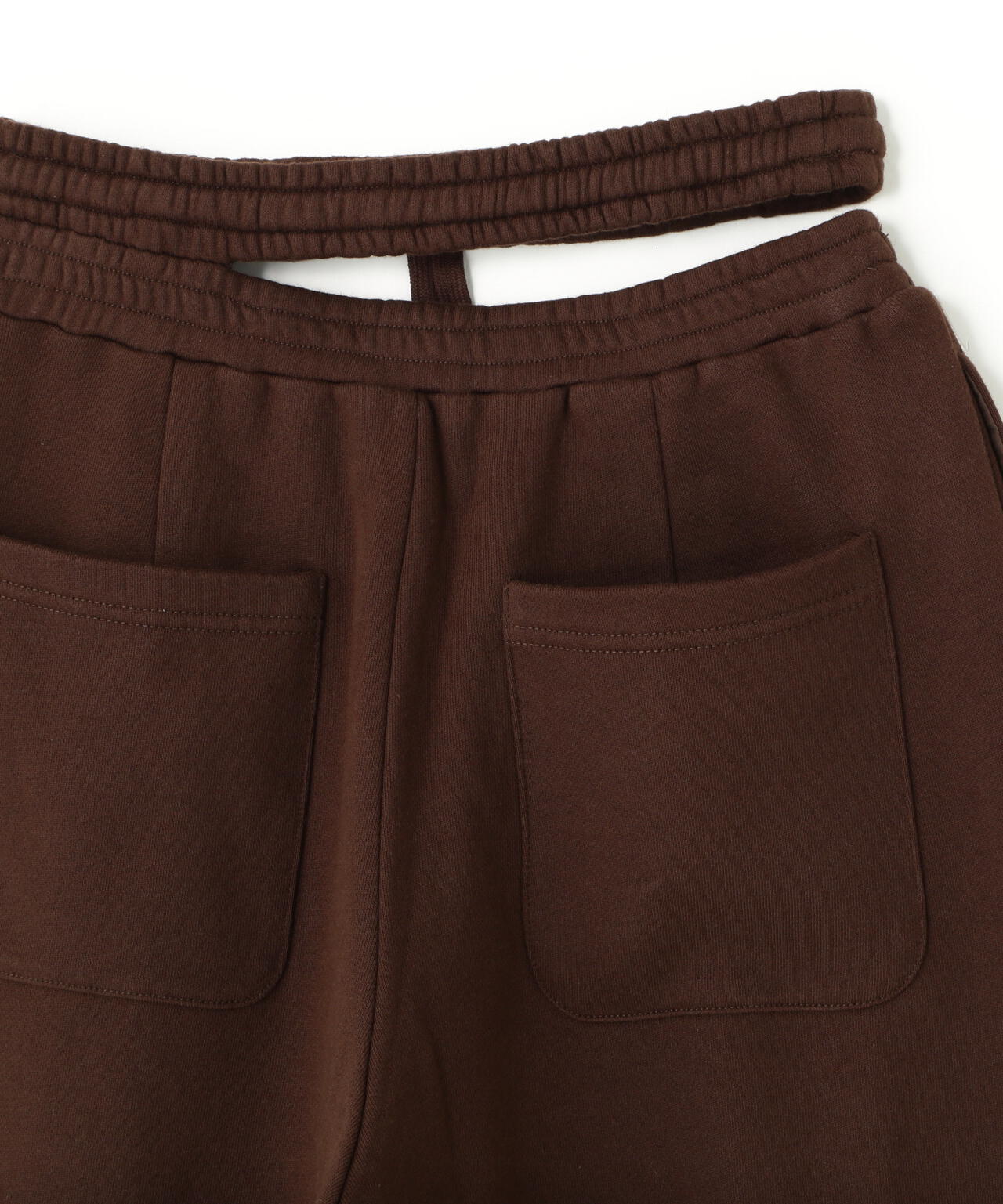 CLANE/クラネ/SLASH WAIST SWEAT PANTS