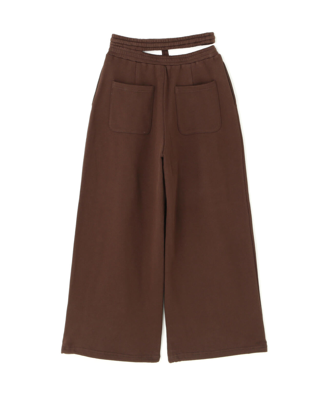 CLANE/クラネ/SLASH WAIST SWEAT PANTS