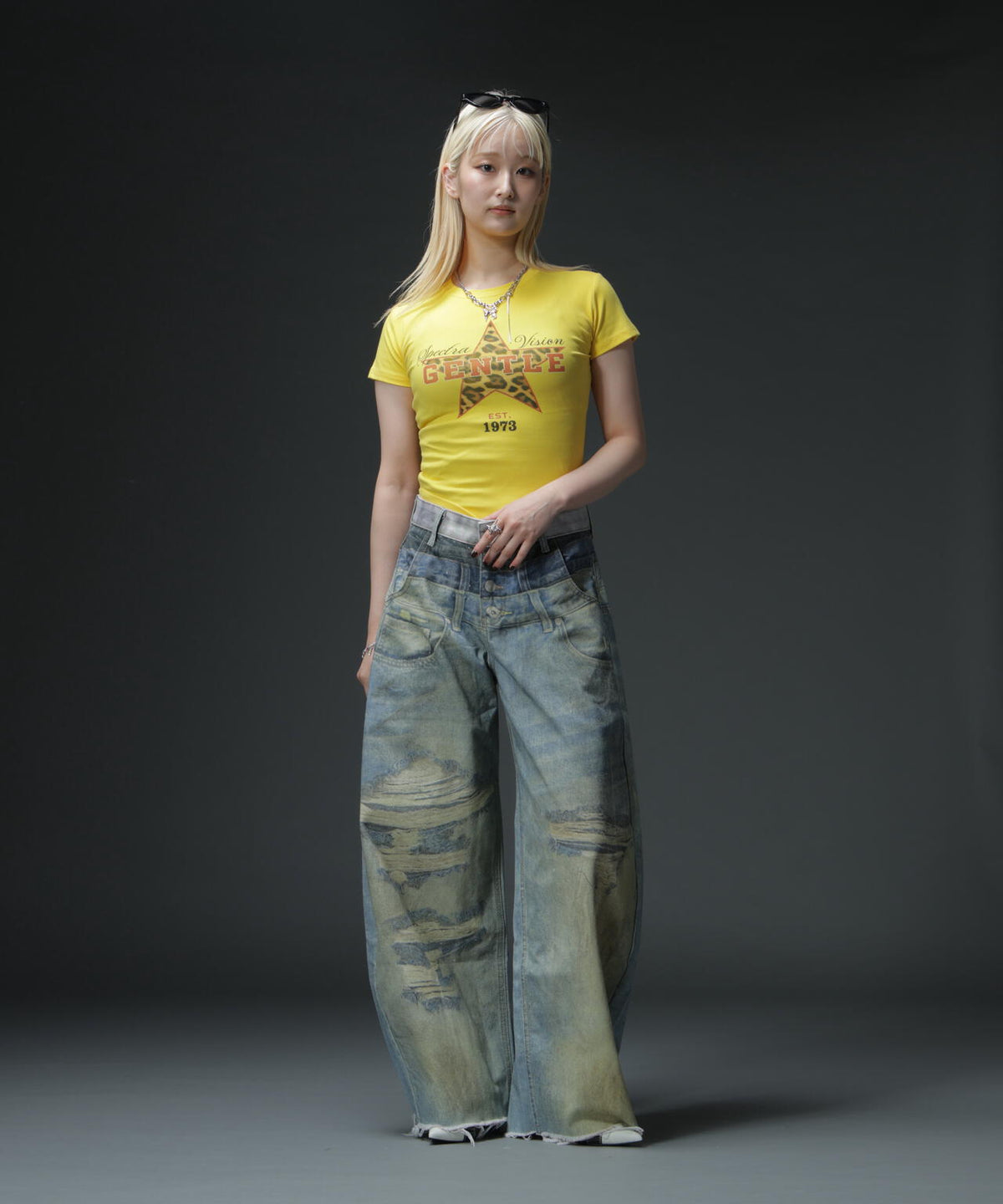 MAVYTH/メヴィス/TROMPE-I'OEIL DENIM PANT