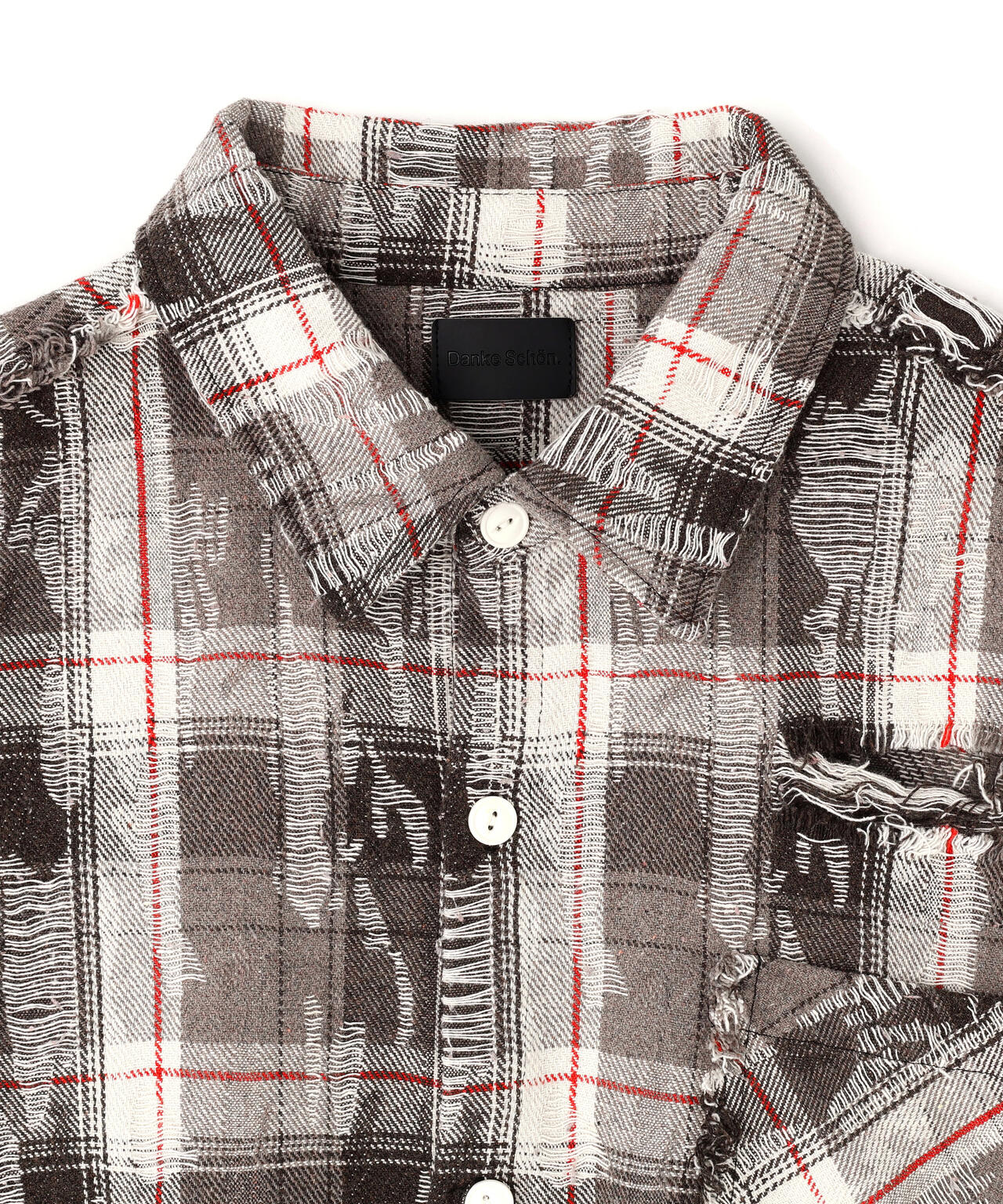 DankeSchon/ダンケシェーン/DAMAGE CHECK SHIRTS