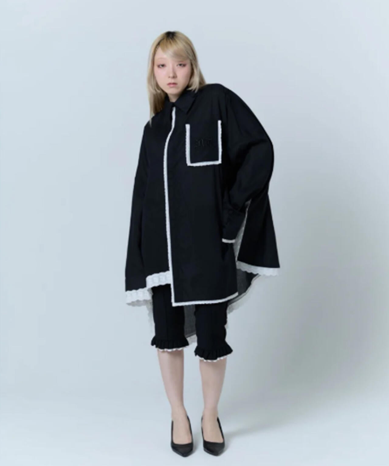 neith./ネイス/Handkerchief Shirt Dress