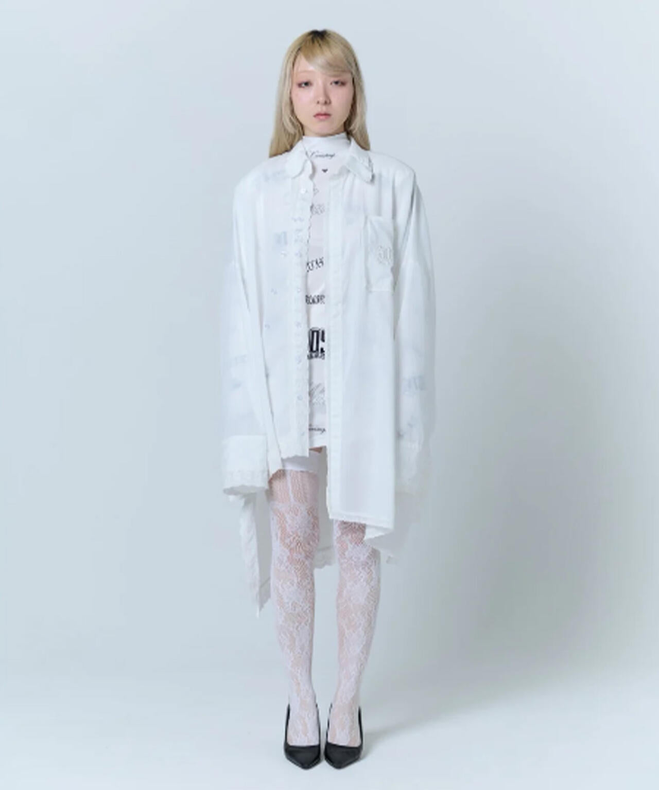 neith./ネイス/Handkerchief Shirt Dress