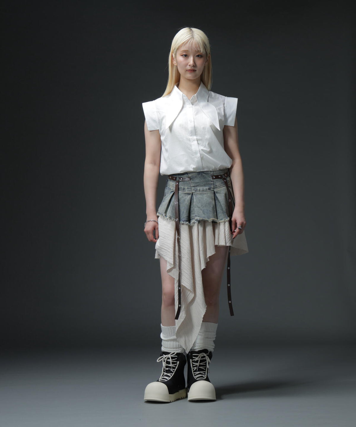 MAVYTH/メヴィス/NO SLEEVE SHIRT