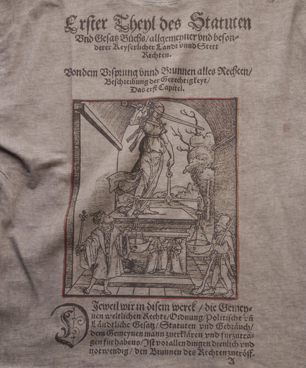 DankeSchon/ダンケシェーン/SPRAYBURN L/S TEE BIBLE