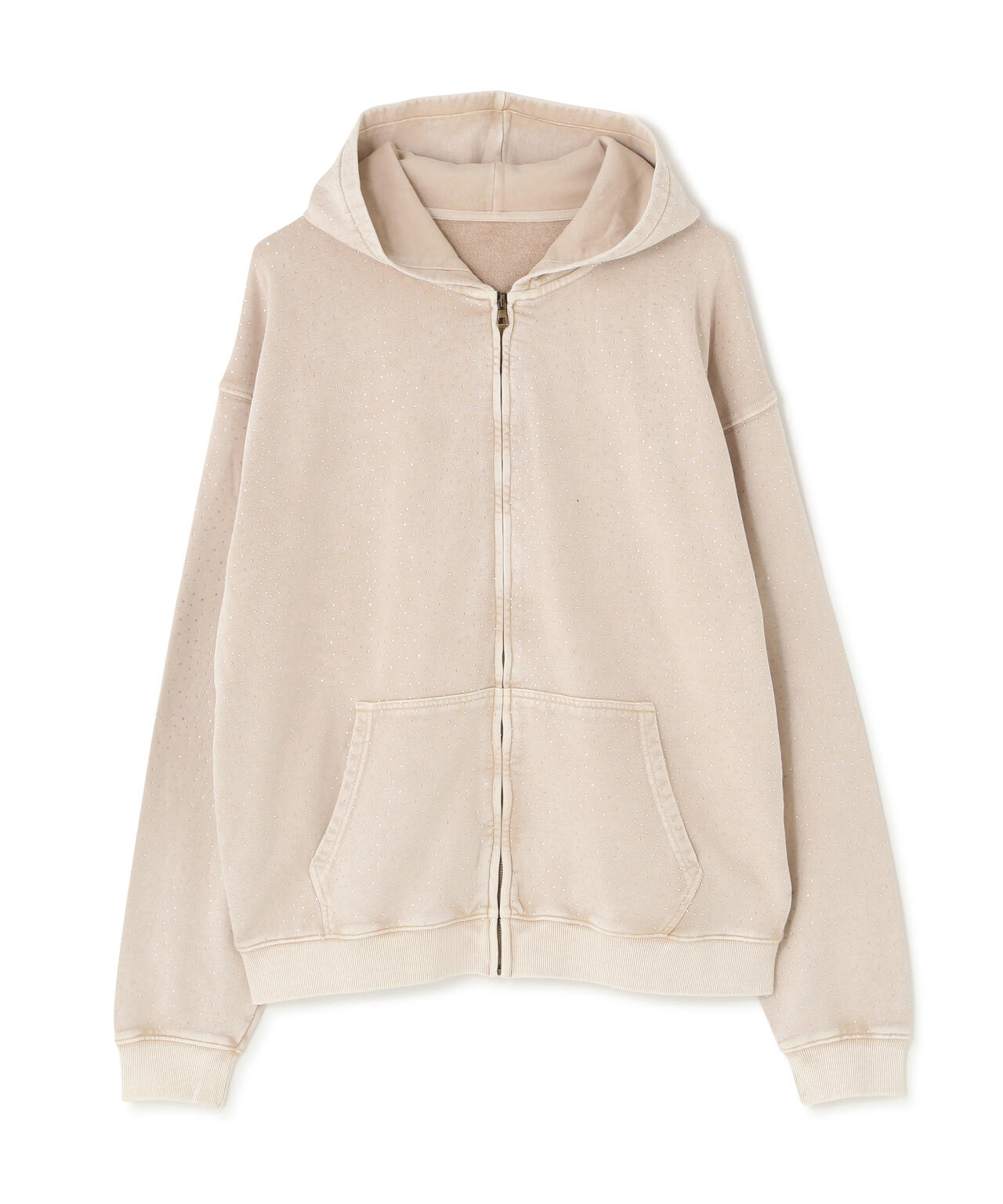 【WEB&DEPOT限定】DankeSchon/ダンケシェーン/RHINESTONE ZIP HOODIE