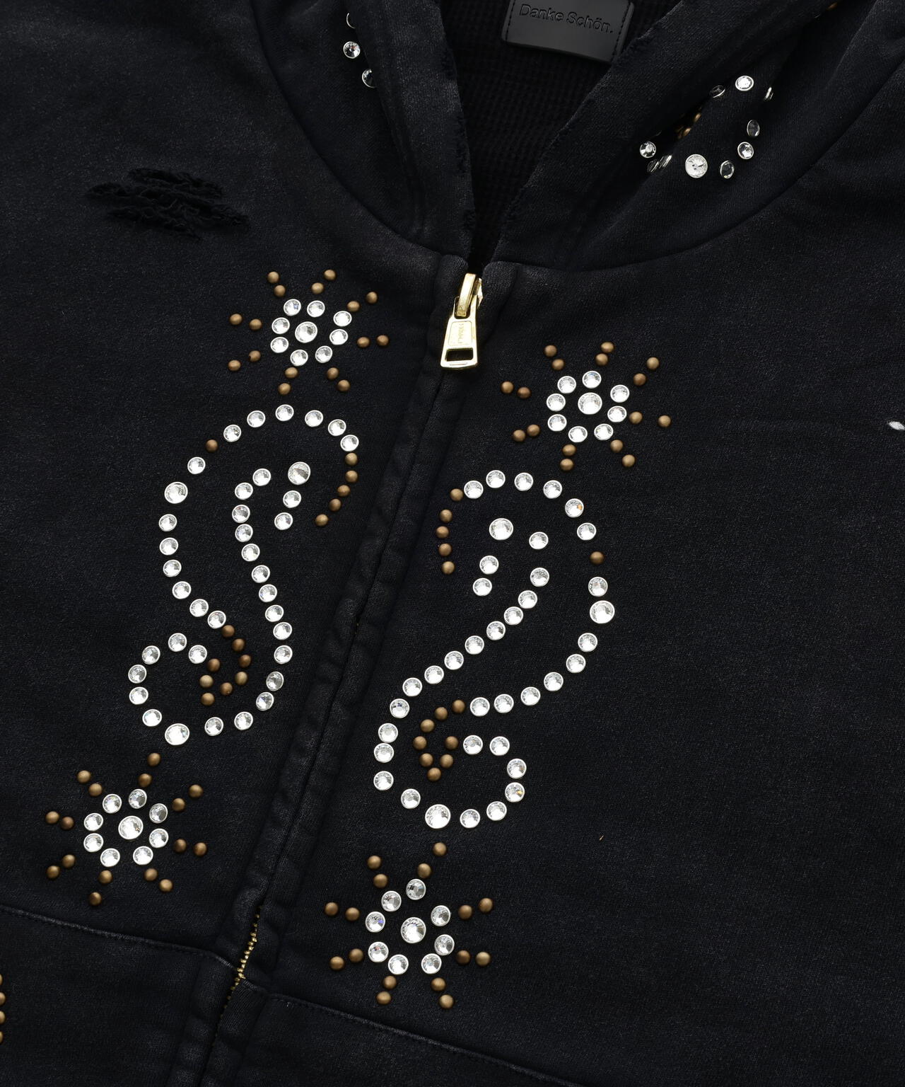 【WEB&DEPOT限定】DankeSchon/ダンケシェーン/SULFER CHEMICAL SWEAT ZIP HOODIE