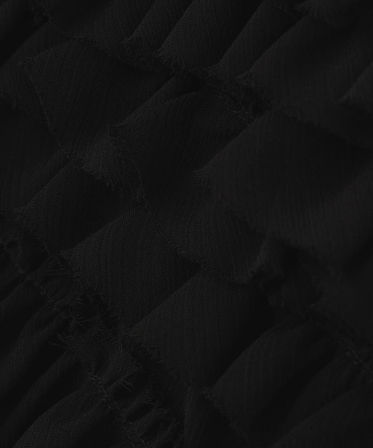 CLANE/クラネ/RANDOM FRILL SHEER N/S
