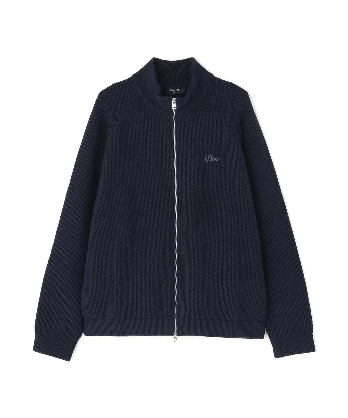 Dime/ダイム/Knitted Pique Zip Sweater