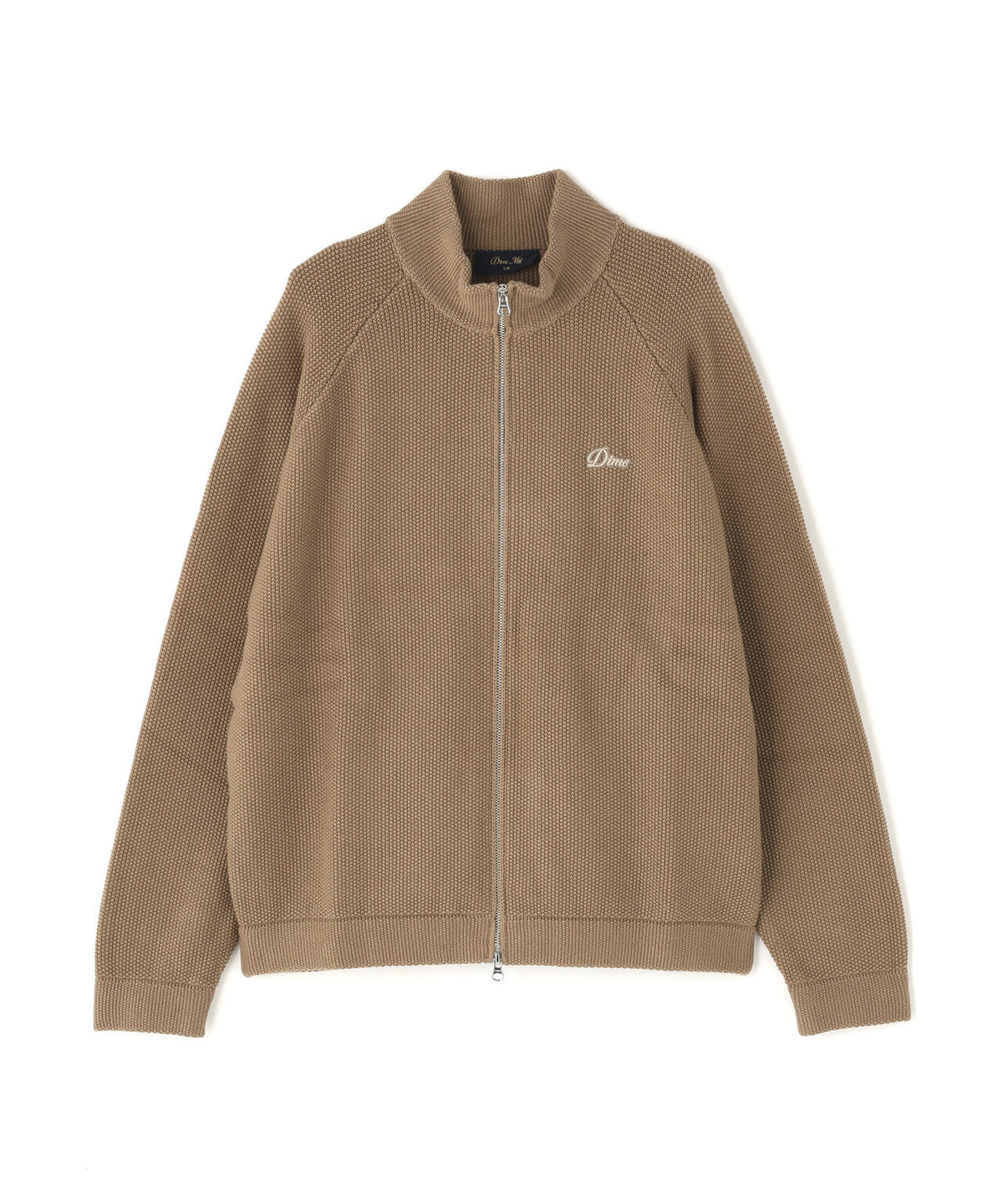 Dime/ダイム/Knitted Pique Zip Sweater