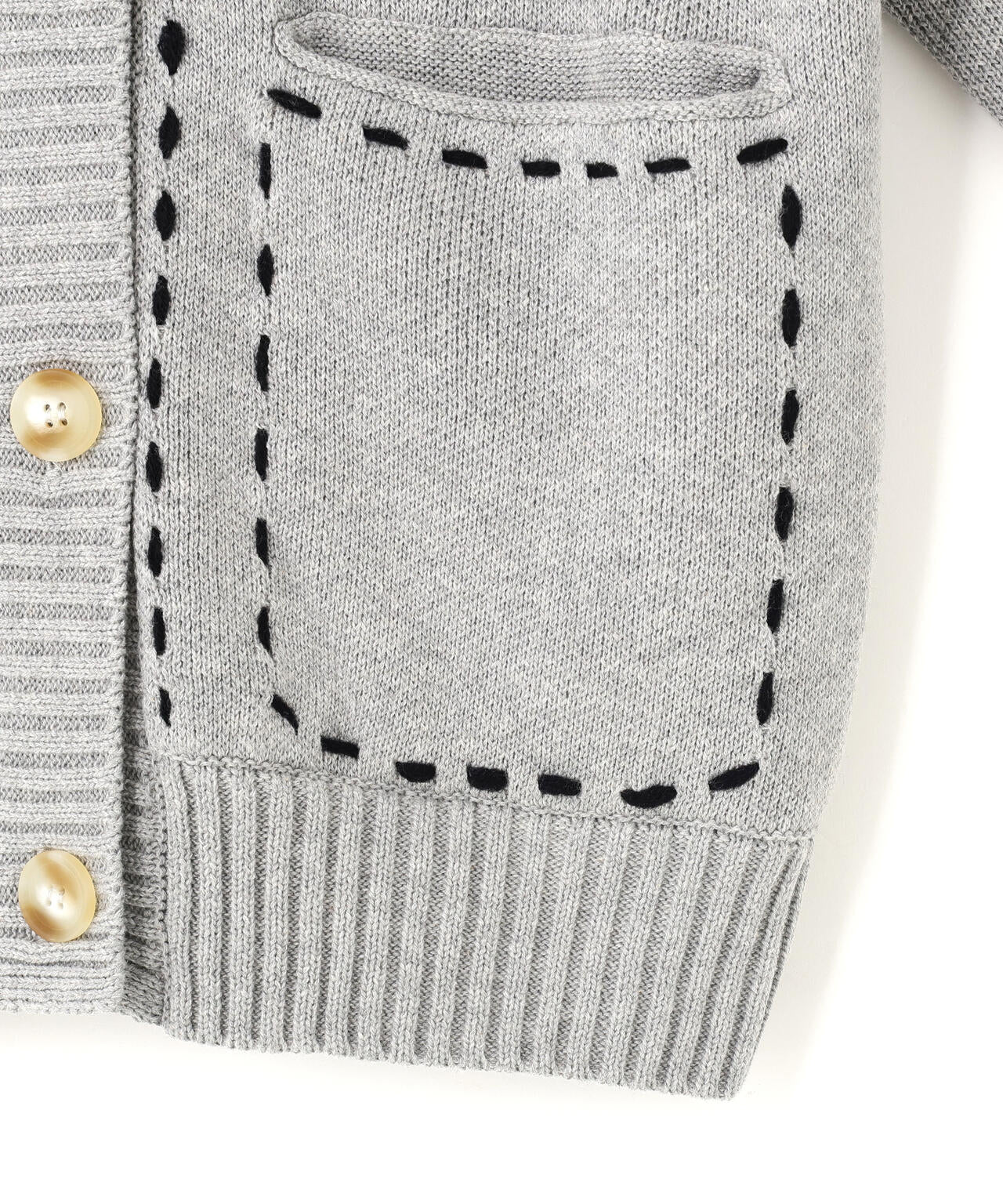 DankeSchon/ダンケシェーン/WOMEN STITCH KNIT CARDIGAN