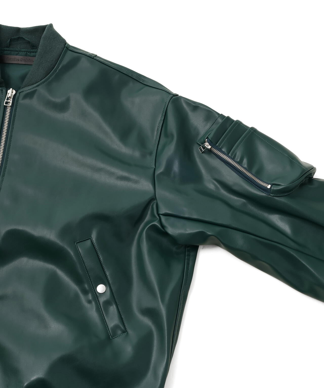 DankeSchon/ダンケシェーン/FAUXLEATHER OVERSIZED MA-1
