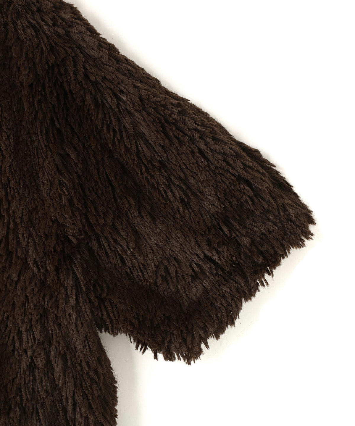 CLANE/クラネ/HALF SLEEVE FAKE FUR JACKET