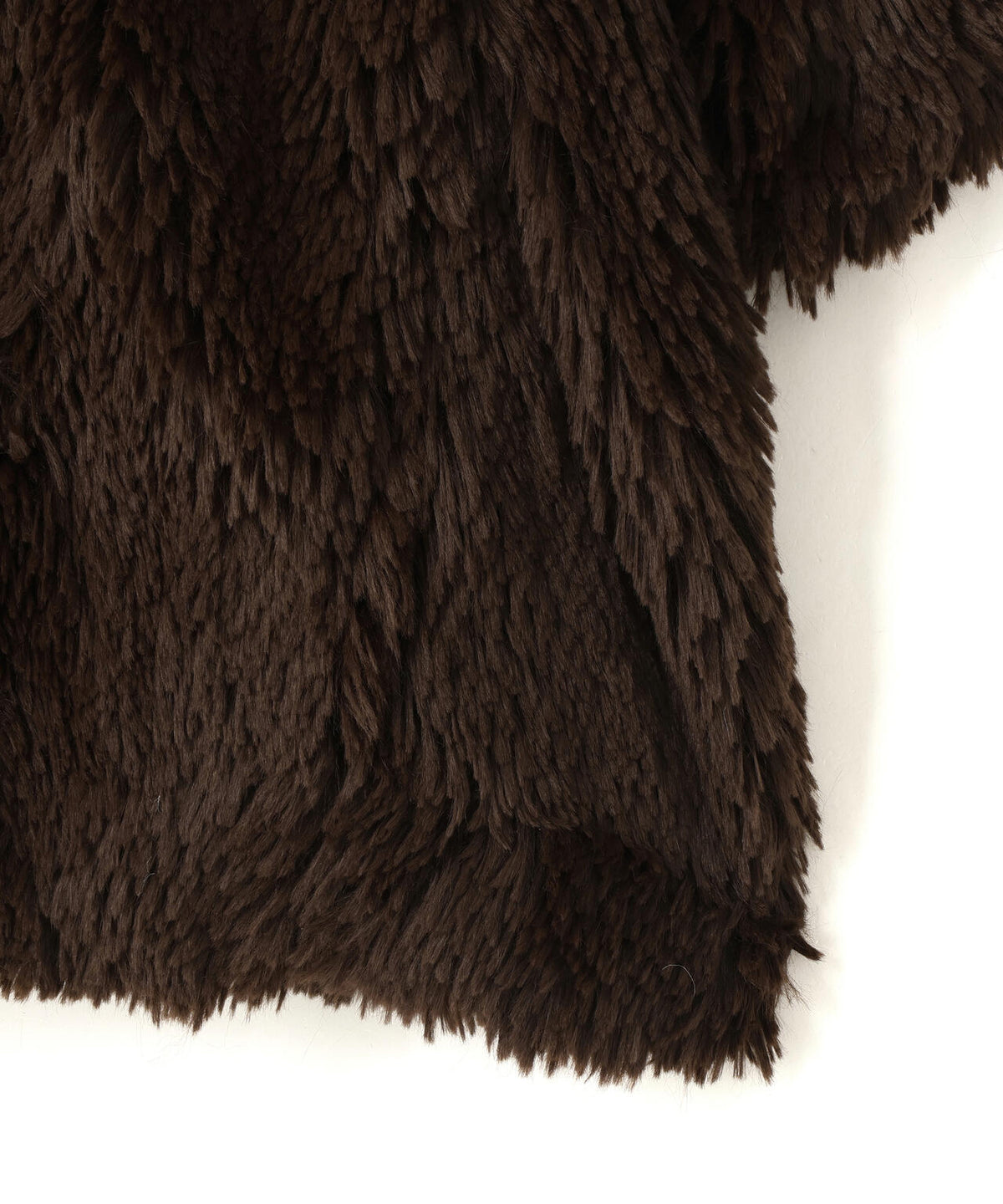 CLANE/クラネ/HALF SLEEVE FAKE FUR JACKET