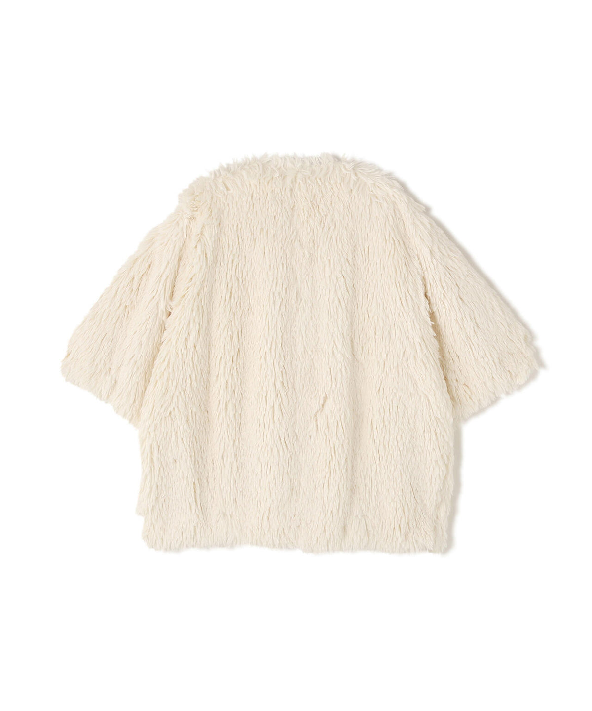 CLANE/クラネ/HALF SLEEVE FAKE FUR JACKET