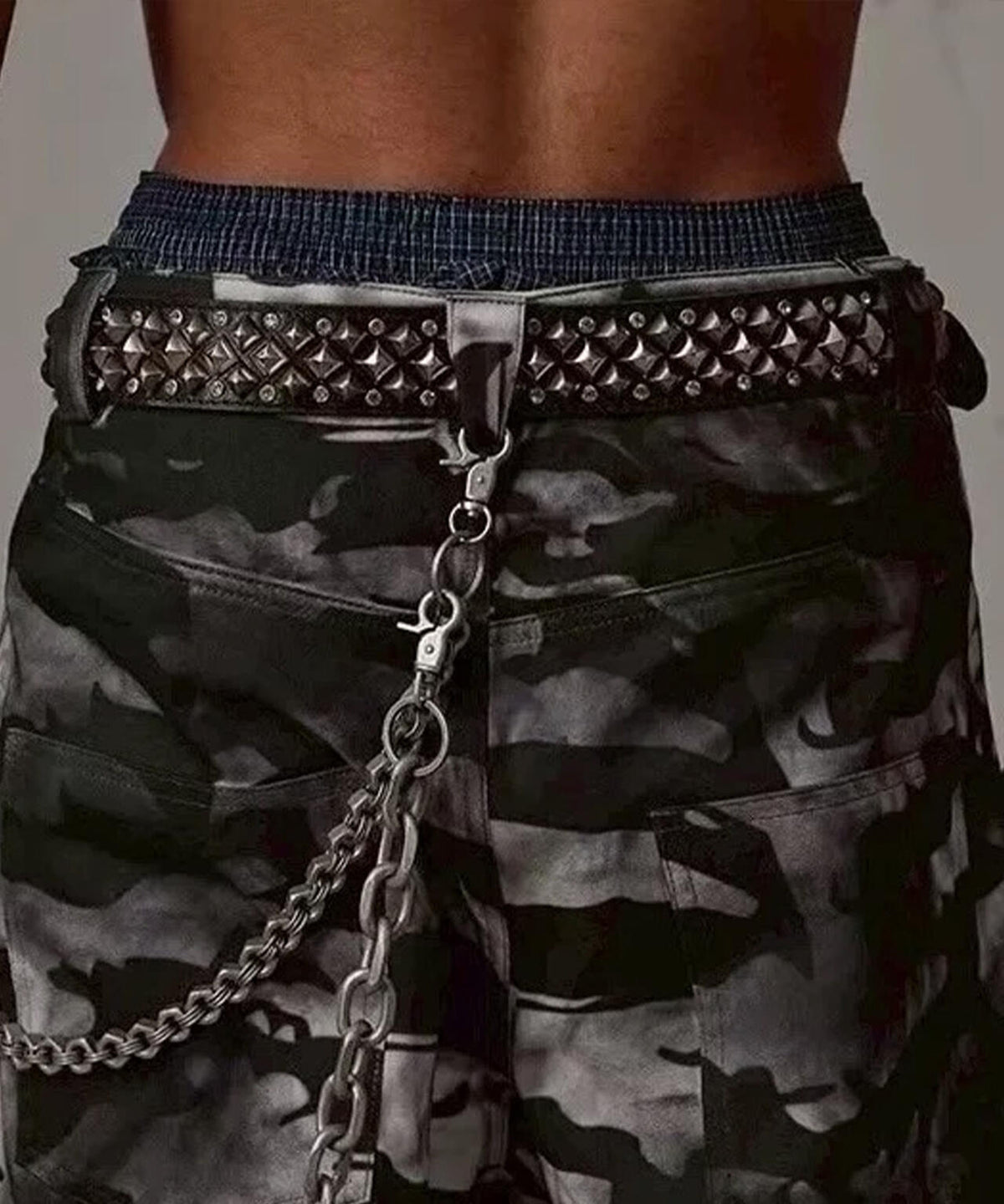 DND4DES/ディーエヌディーフォーデス/Studdes Plate Buckle Belt
